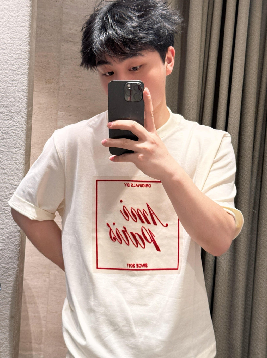 2026 New Heart A Retro Print Short-Sleeved T-Shirt (BB806-A15)