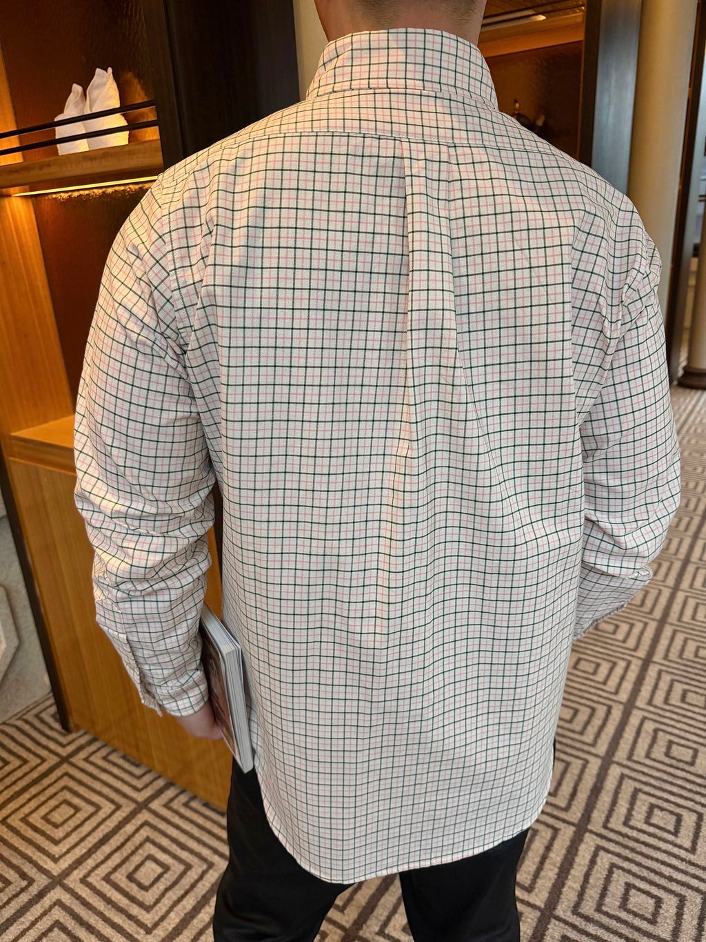 2026 New RL Embroidered Check Shirt (CC951-B35)