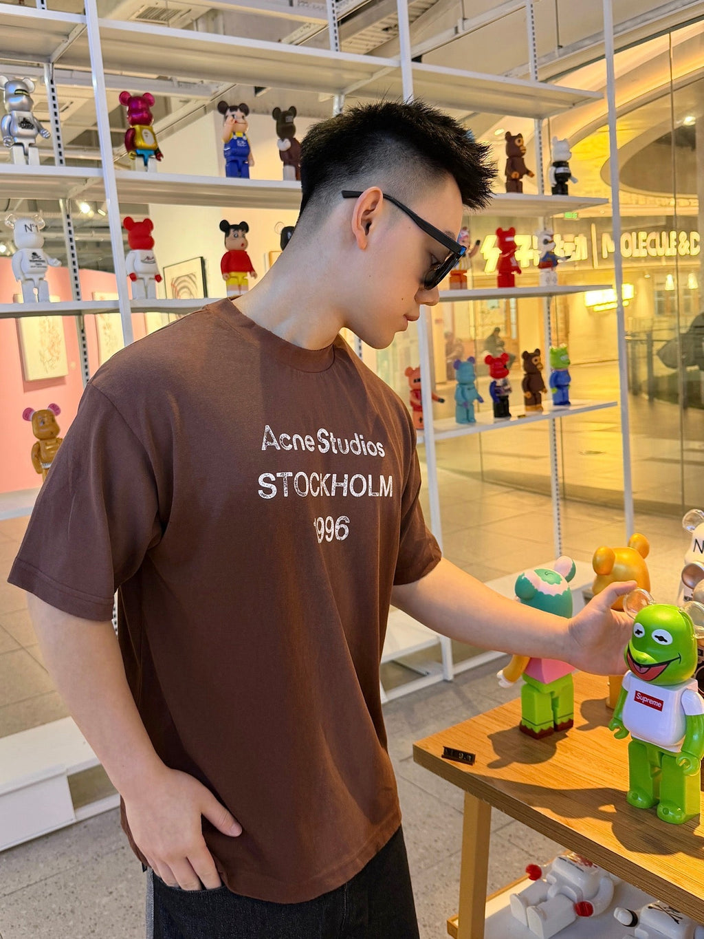 2026 New Acn Short-Sleeved T-Shirt with Distressed Printed Logo (CC953-A15)