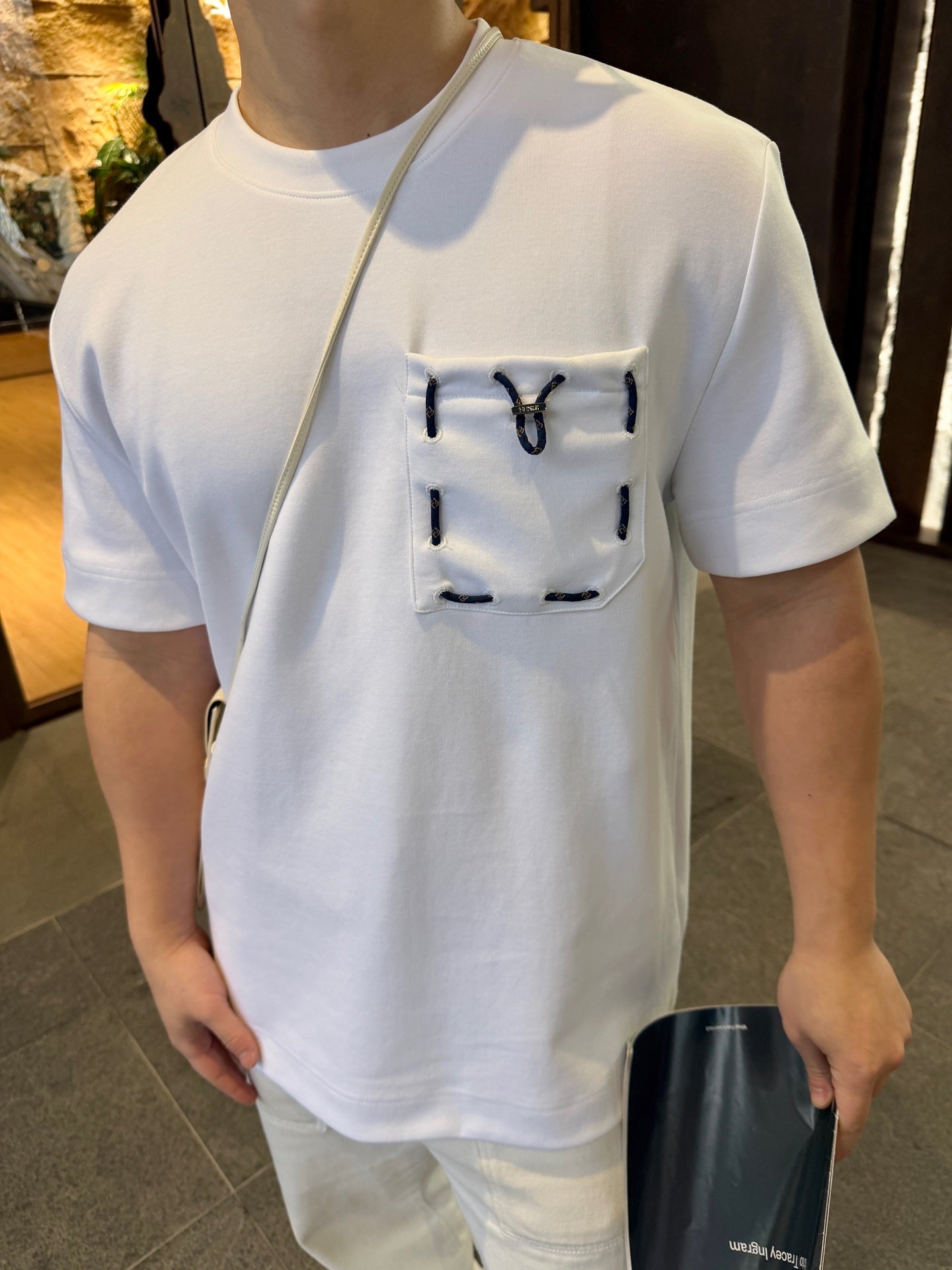 2026 New FF Short-Sleeved Shirt with Ribbon Pockets (AA576-A20)
