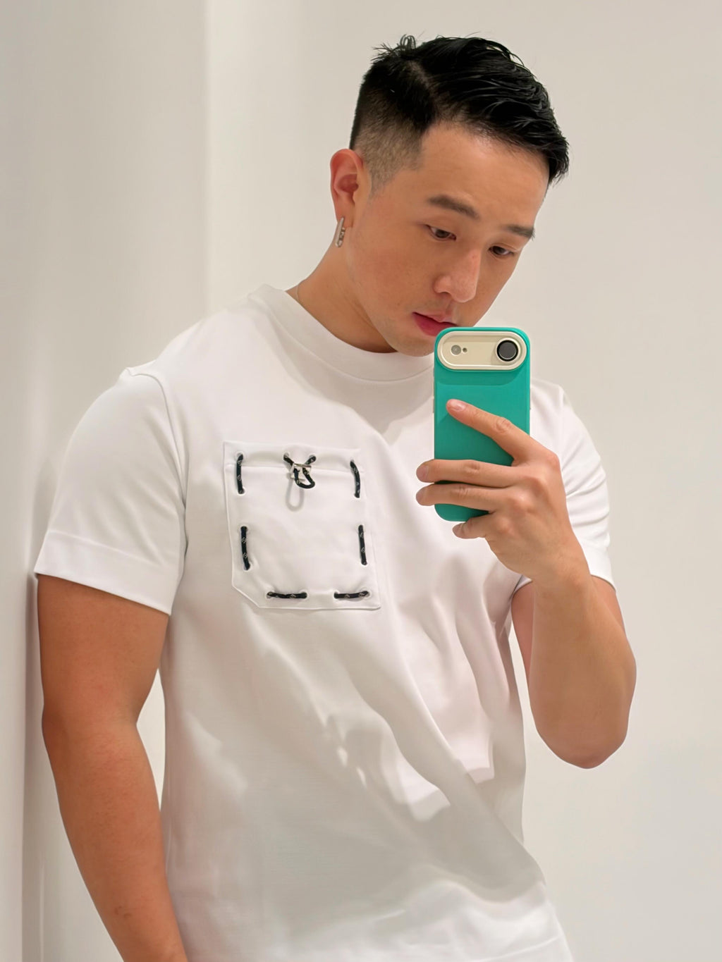 2026 New FF Short-Sleeved Shirt with Ribbon Pockets (AA576-A20)