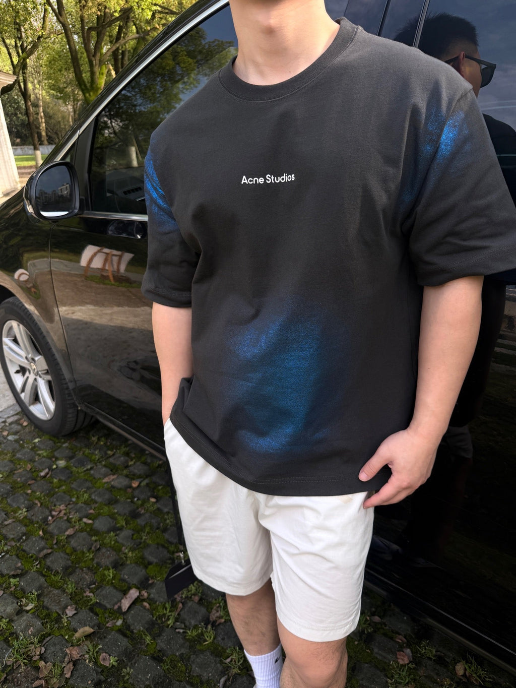 2026 New Acn Gradient Heat-Transfer Logo Short-Sleeved T-Shirt (CC955-A20)