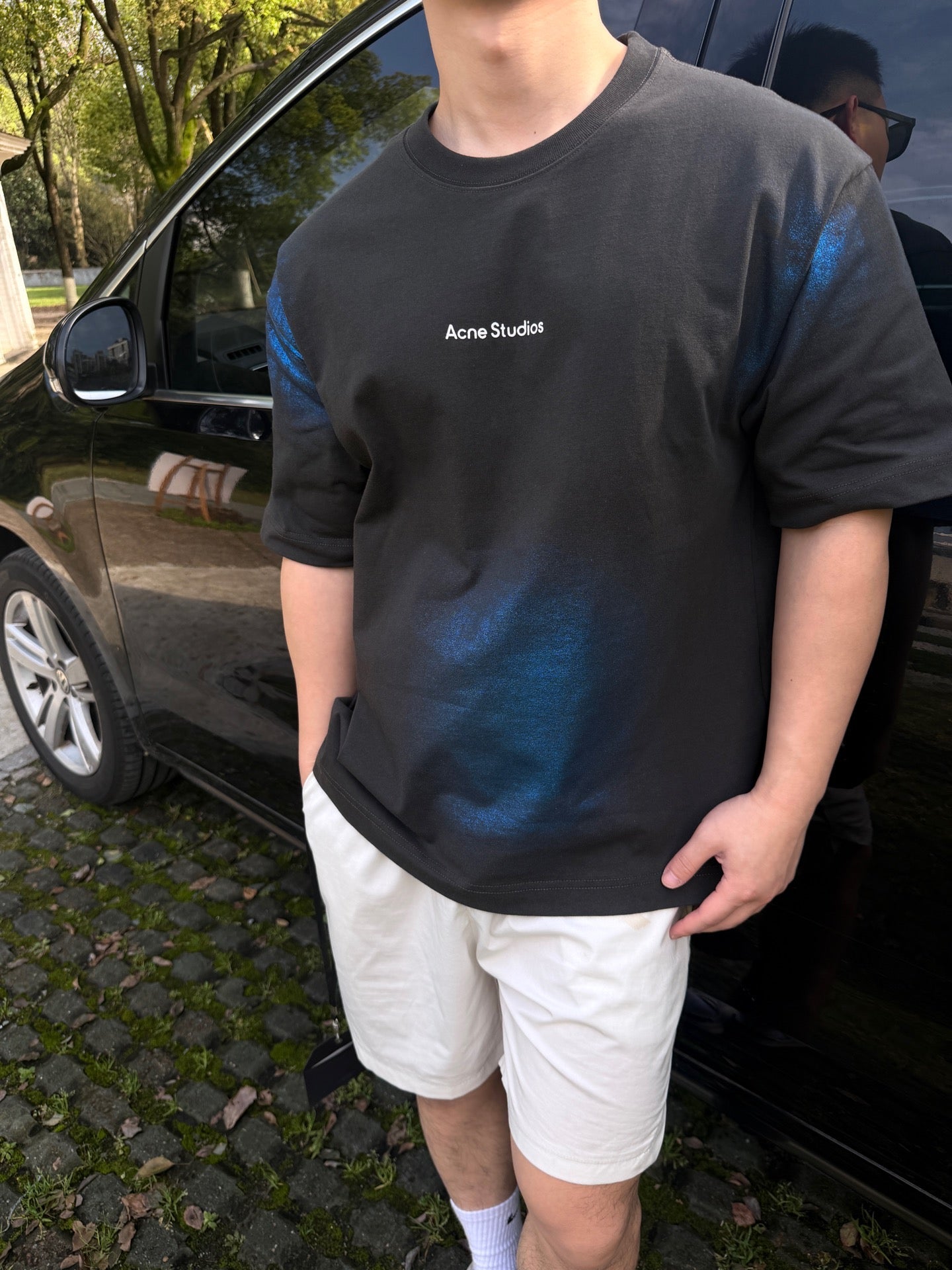 2026 New Acn Gradient Heat-Transfer Logo Short-Sleeved T-Shirt (CC955-A20)