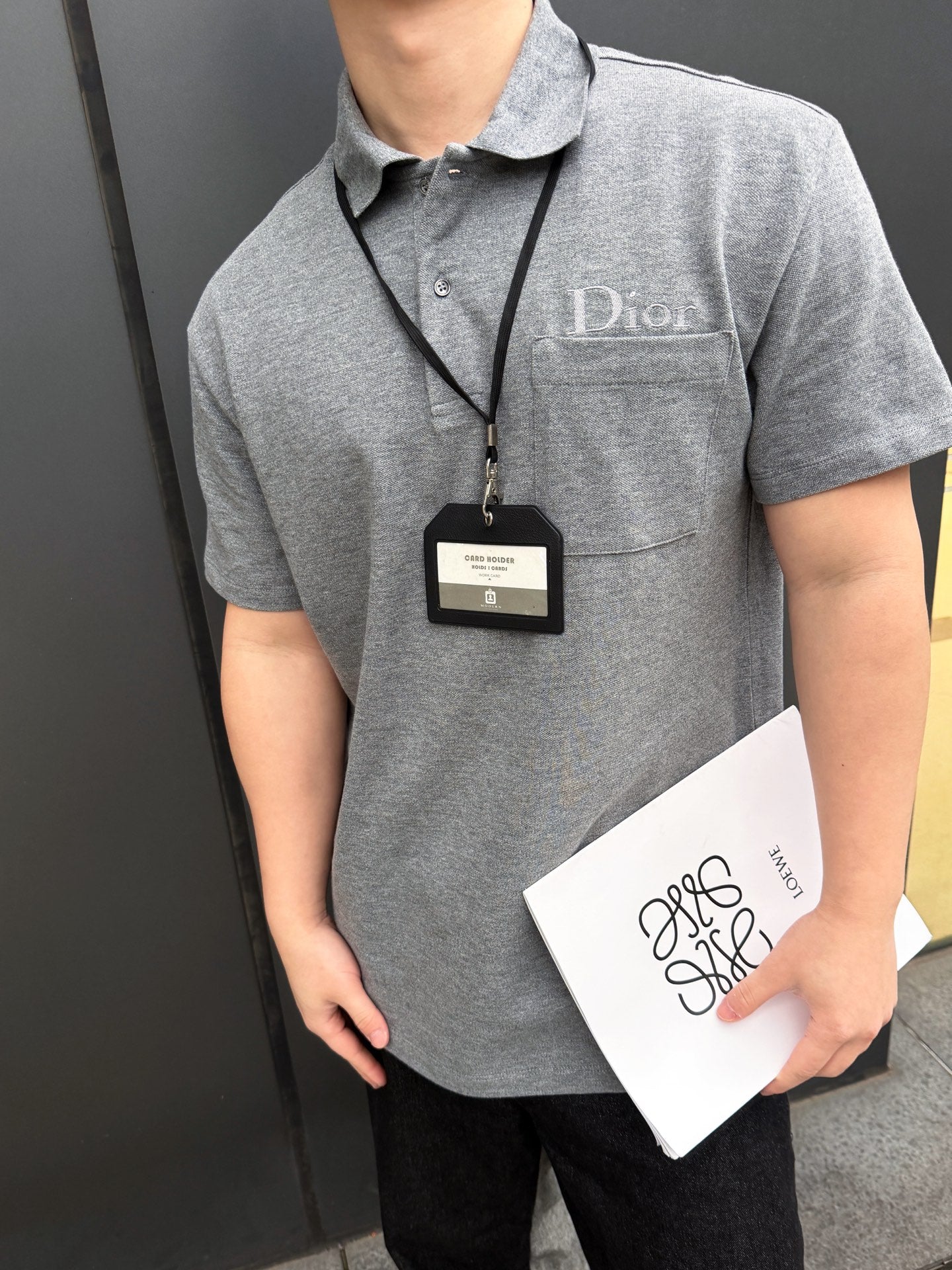 2026 New CD Embroidered Pocket Polo Shirt (BB808-A30)