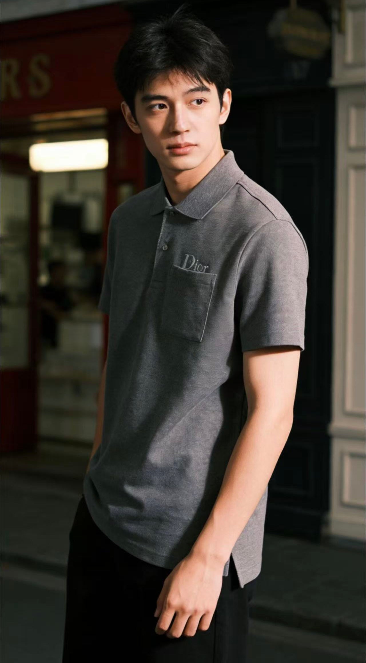 2026 New CD Embroidered Pocket Polo Shirt (BB808-A30)
