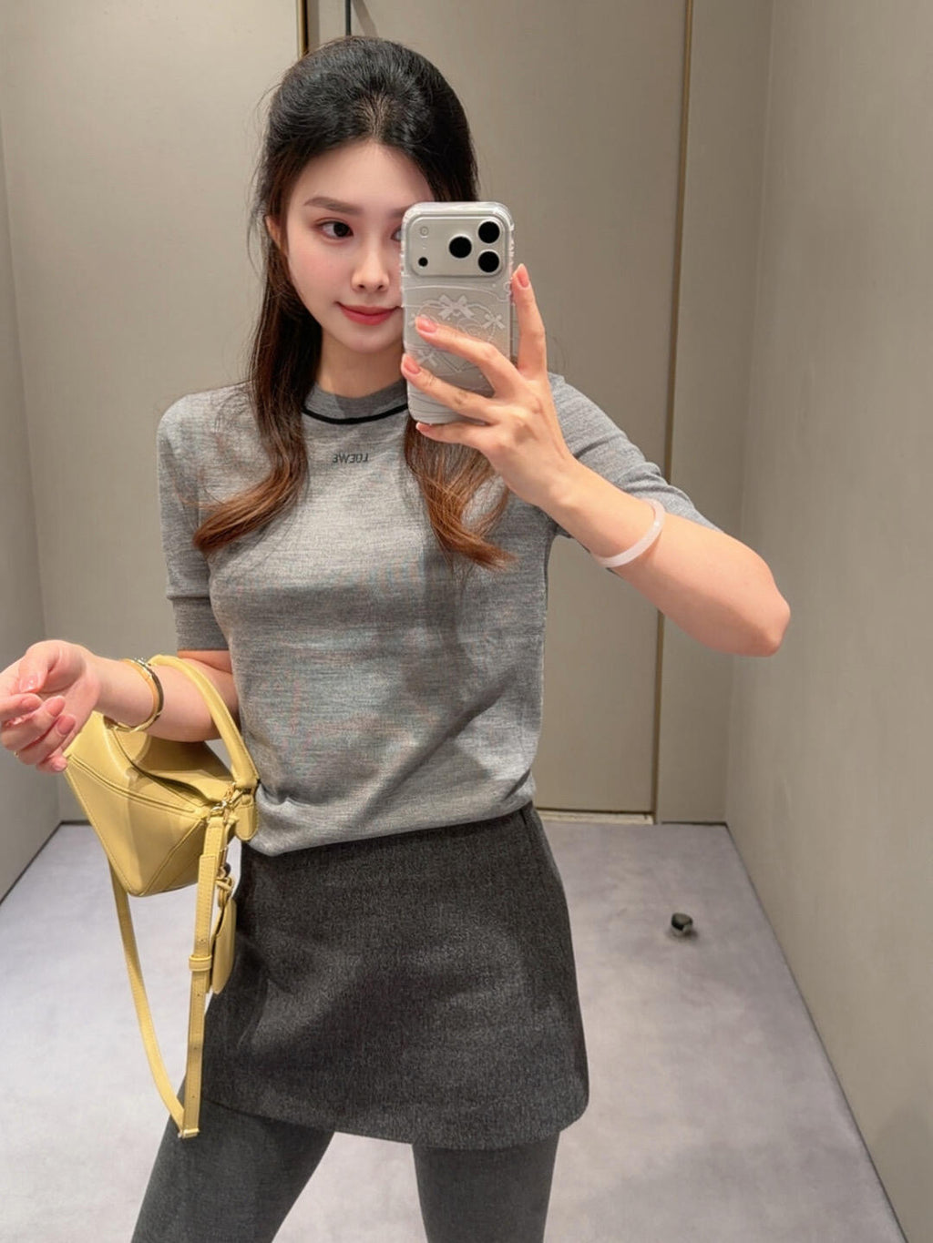 2026 New Way Jacquard Short-Sleeve Sweater (CC957-A45)