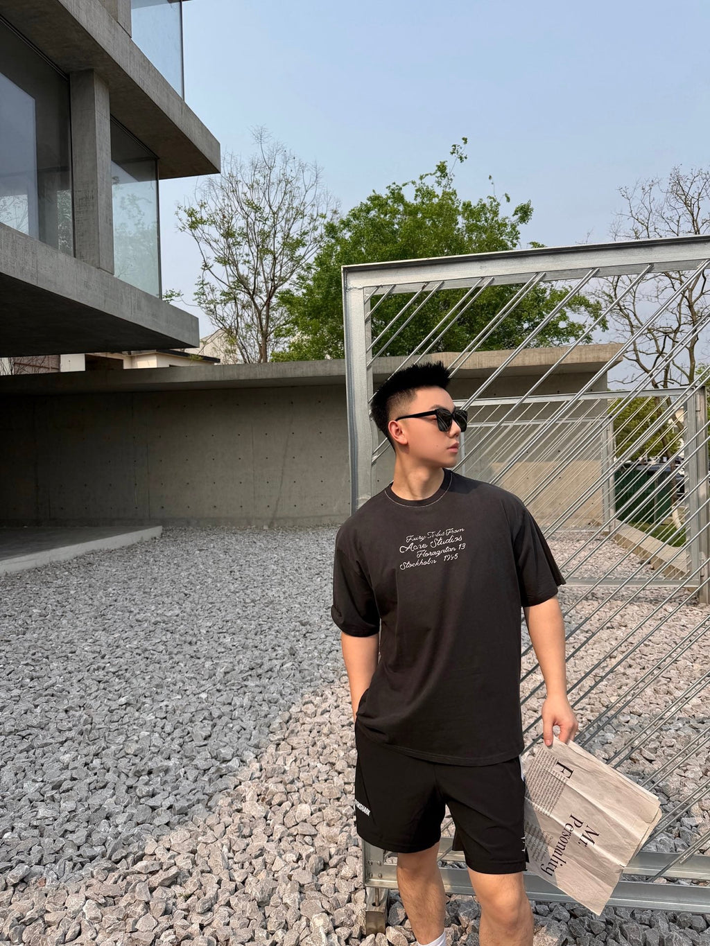 2026 New Acn Flocked Logo Short Sleeve (CC950-A10)