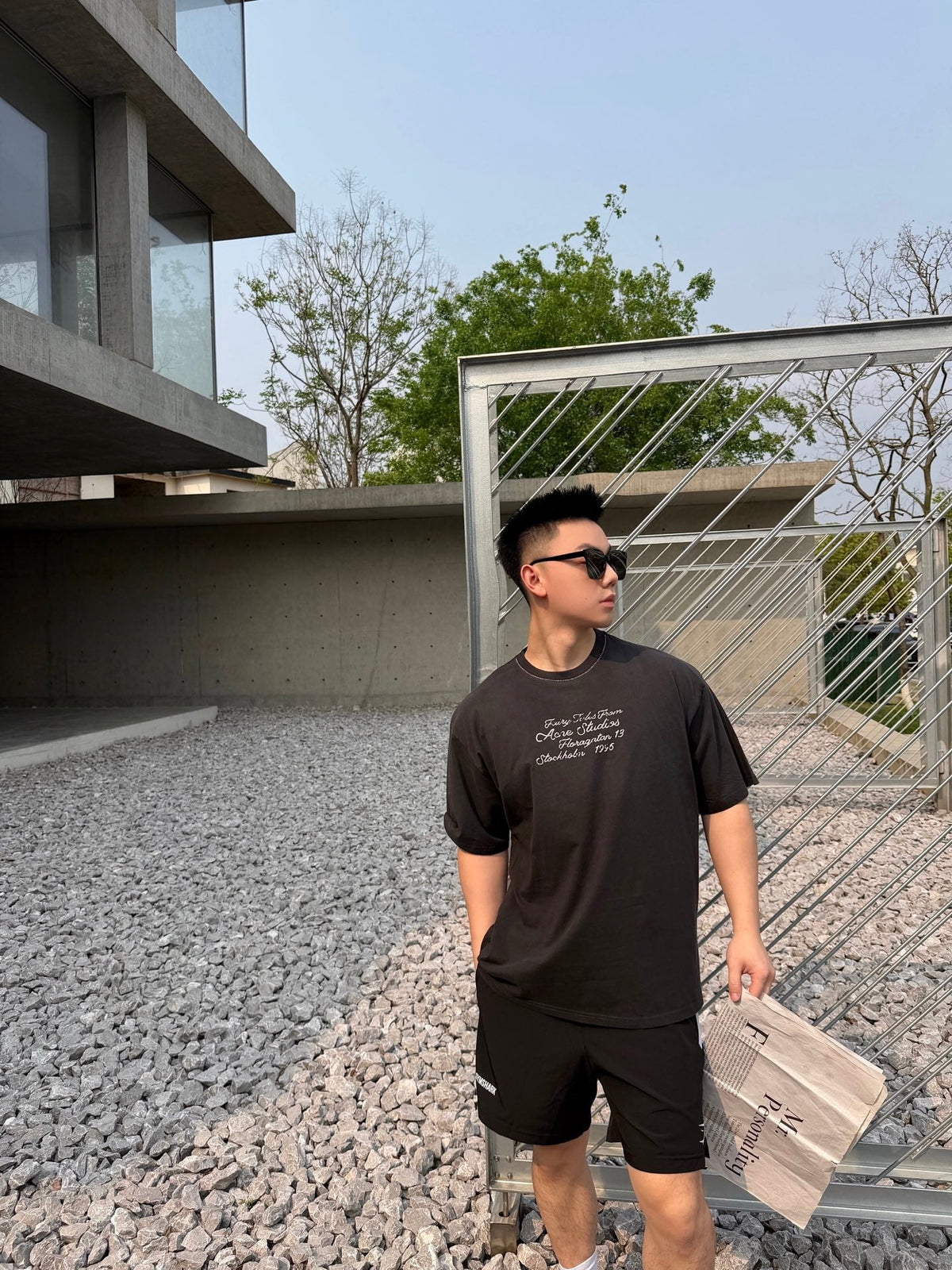 2026 New Acn Flocked Logo Short Sleeve (CC950-A10)
