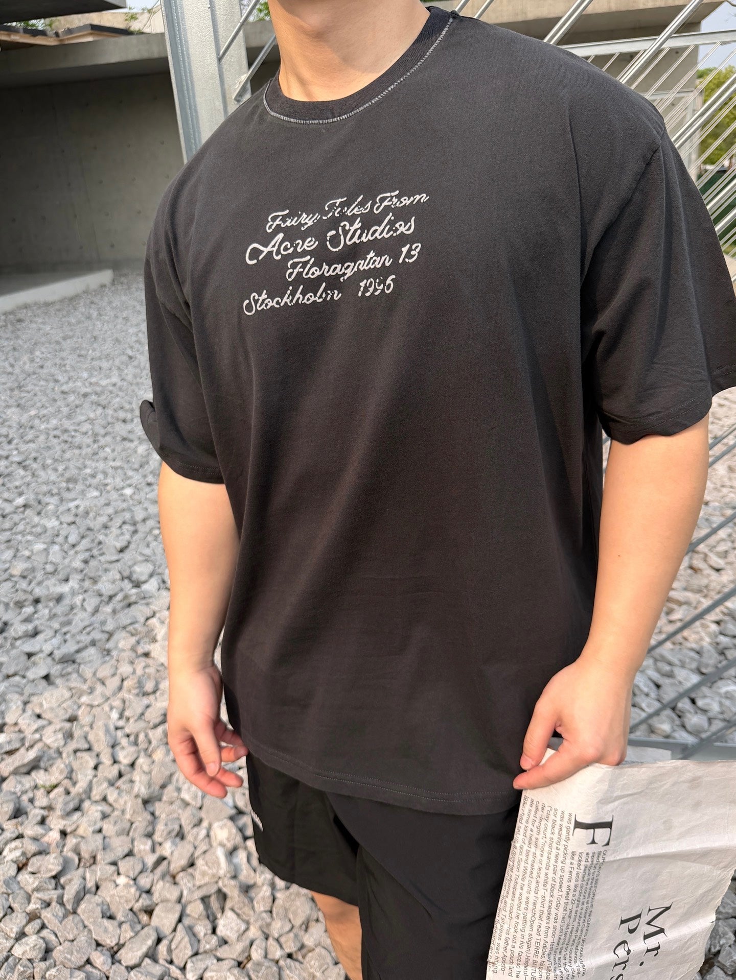 2026 New Acn Flocked Logo Short Sleeve (CC950-A10)