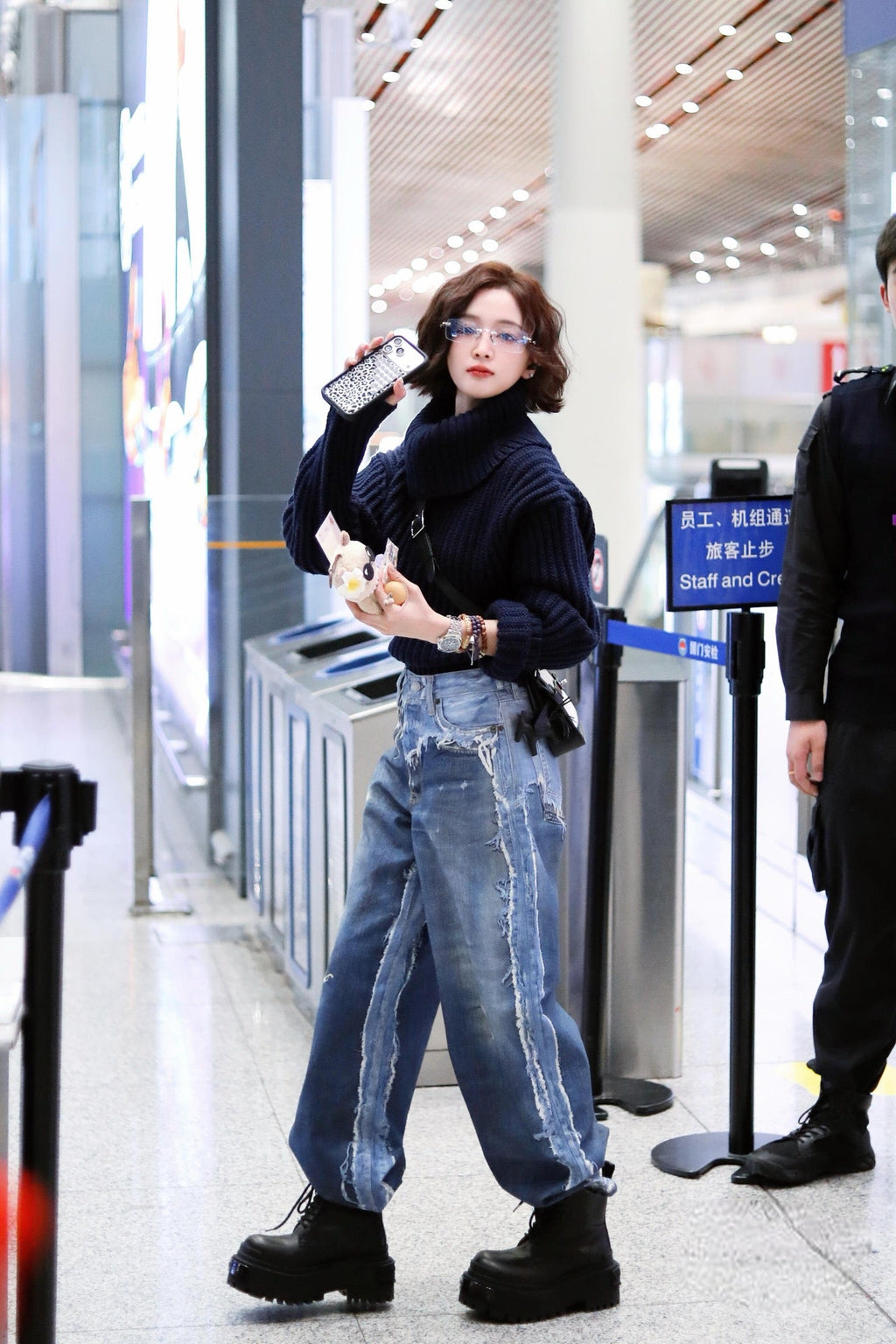 2026 New Acn Optical Illusion Print Dyed Jeans (CC961-C05)
