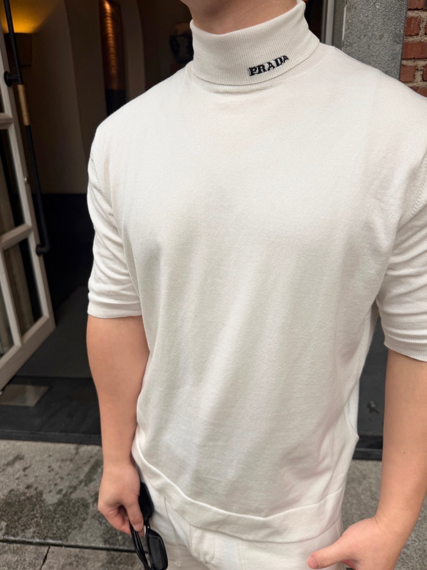 2026 New Triangle Brand Jacquard Short-Sleeved Jumper (AA574-A40)