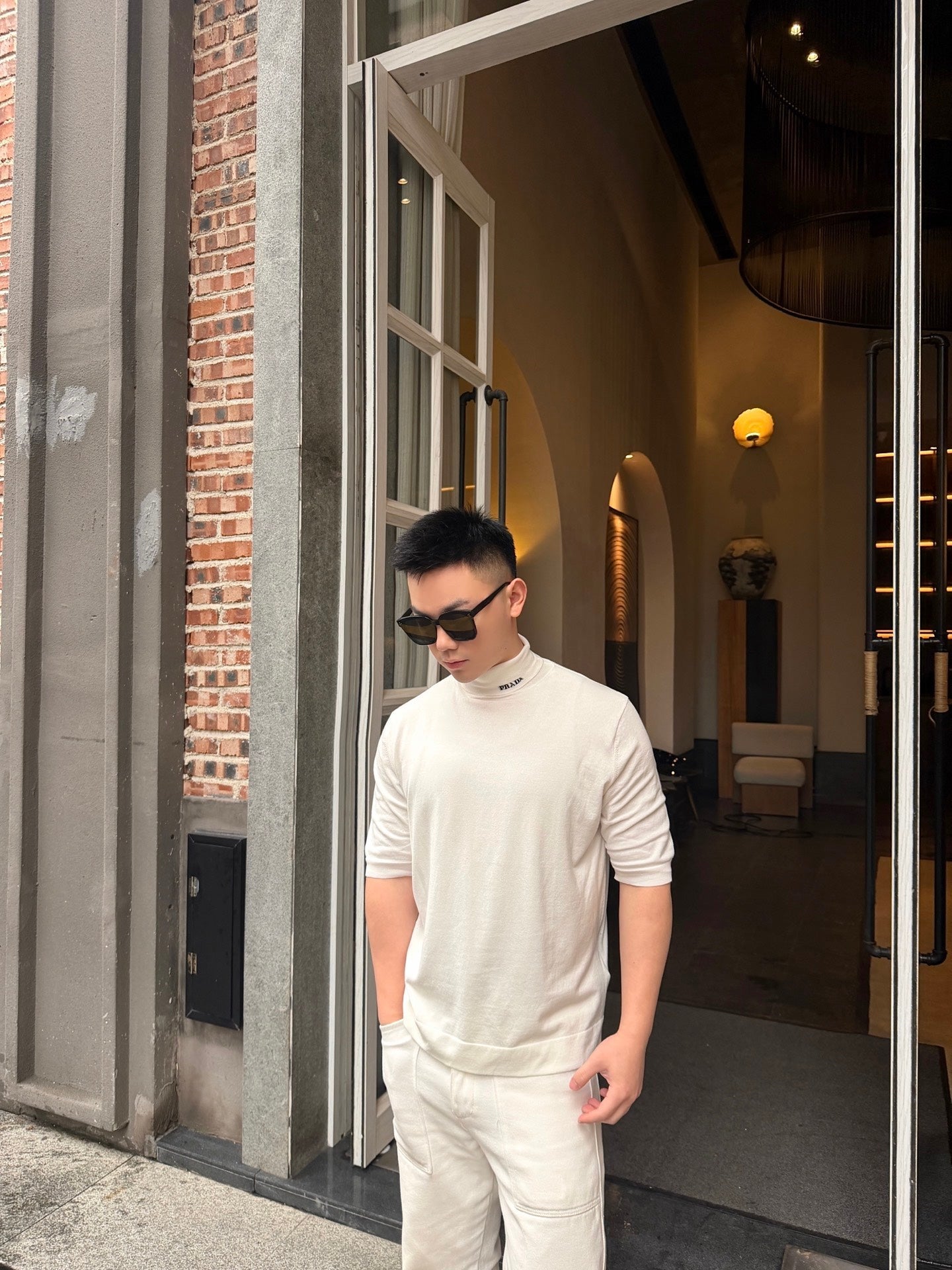 2026 New Triangle Brand Jacquard Short-Sleeved Jumper (AA574-A40)