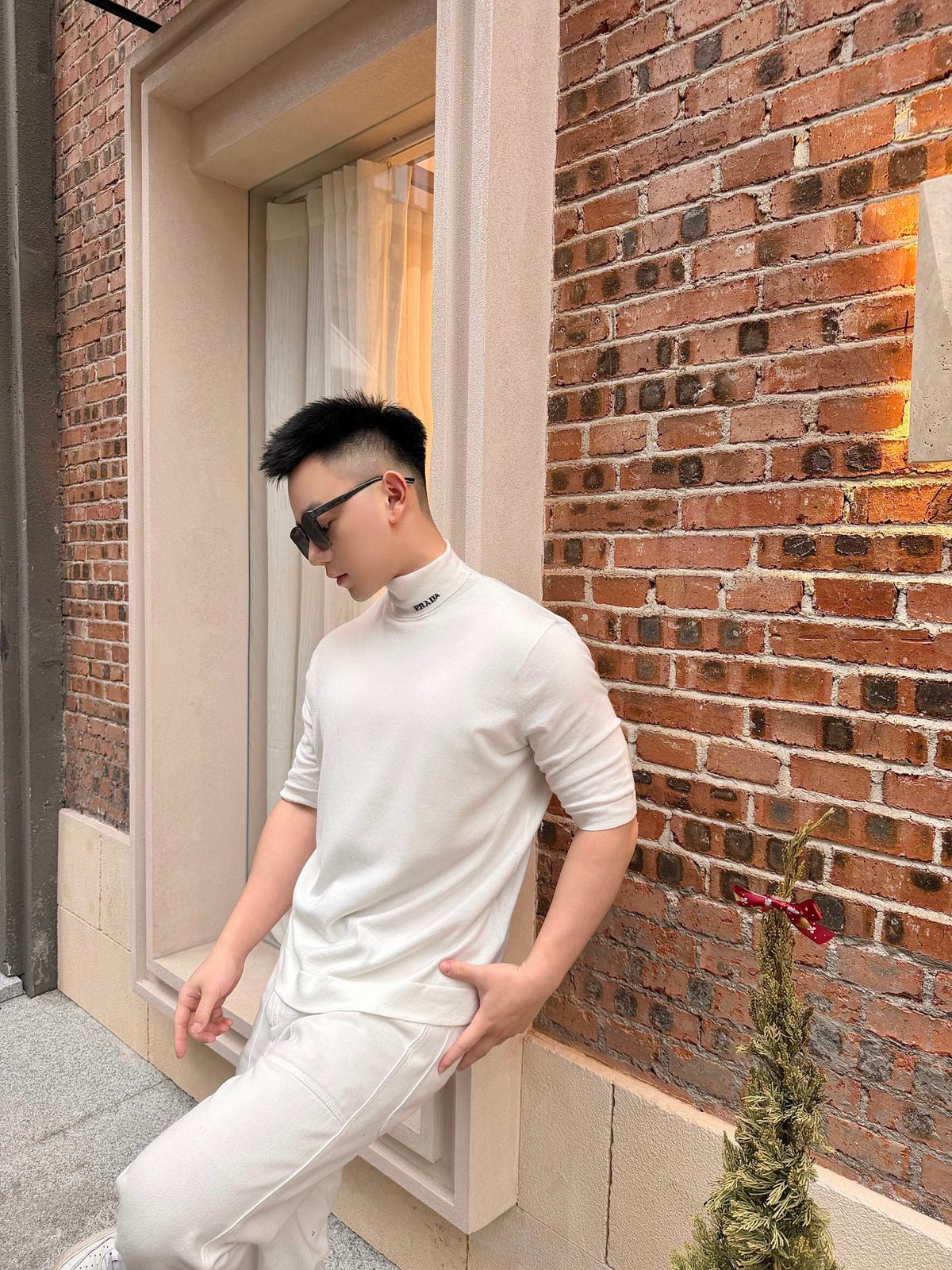 2026 New Triangle Brand Jacquard Short-Sleeved Jumper (AA574-A40)