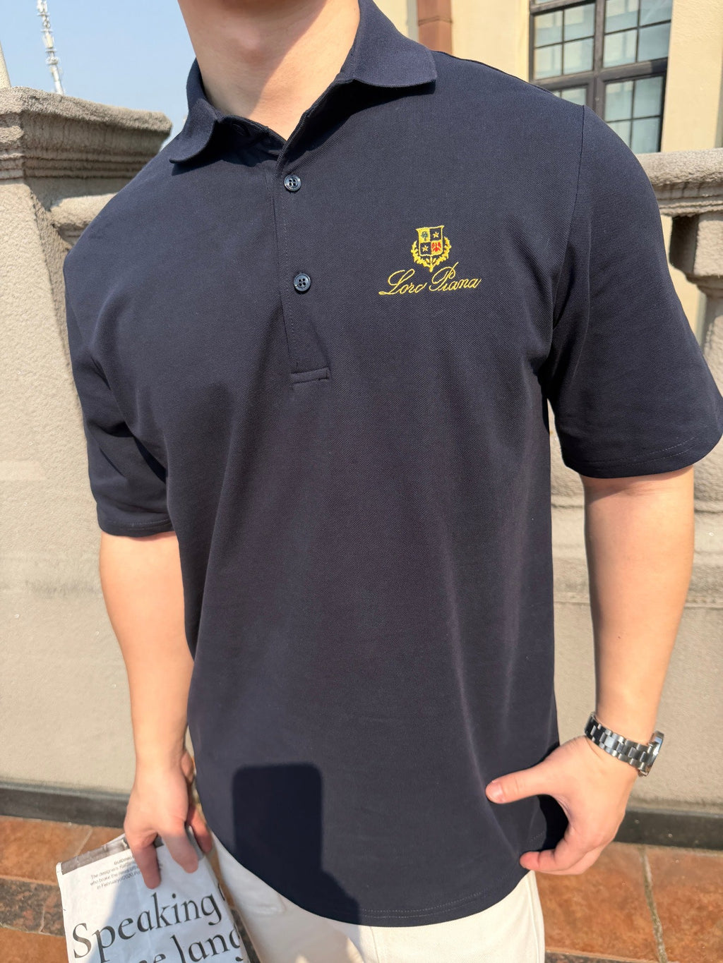 2026 New LP Logo Embroidered Polo Shirt (BB736-A40)