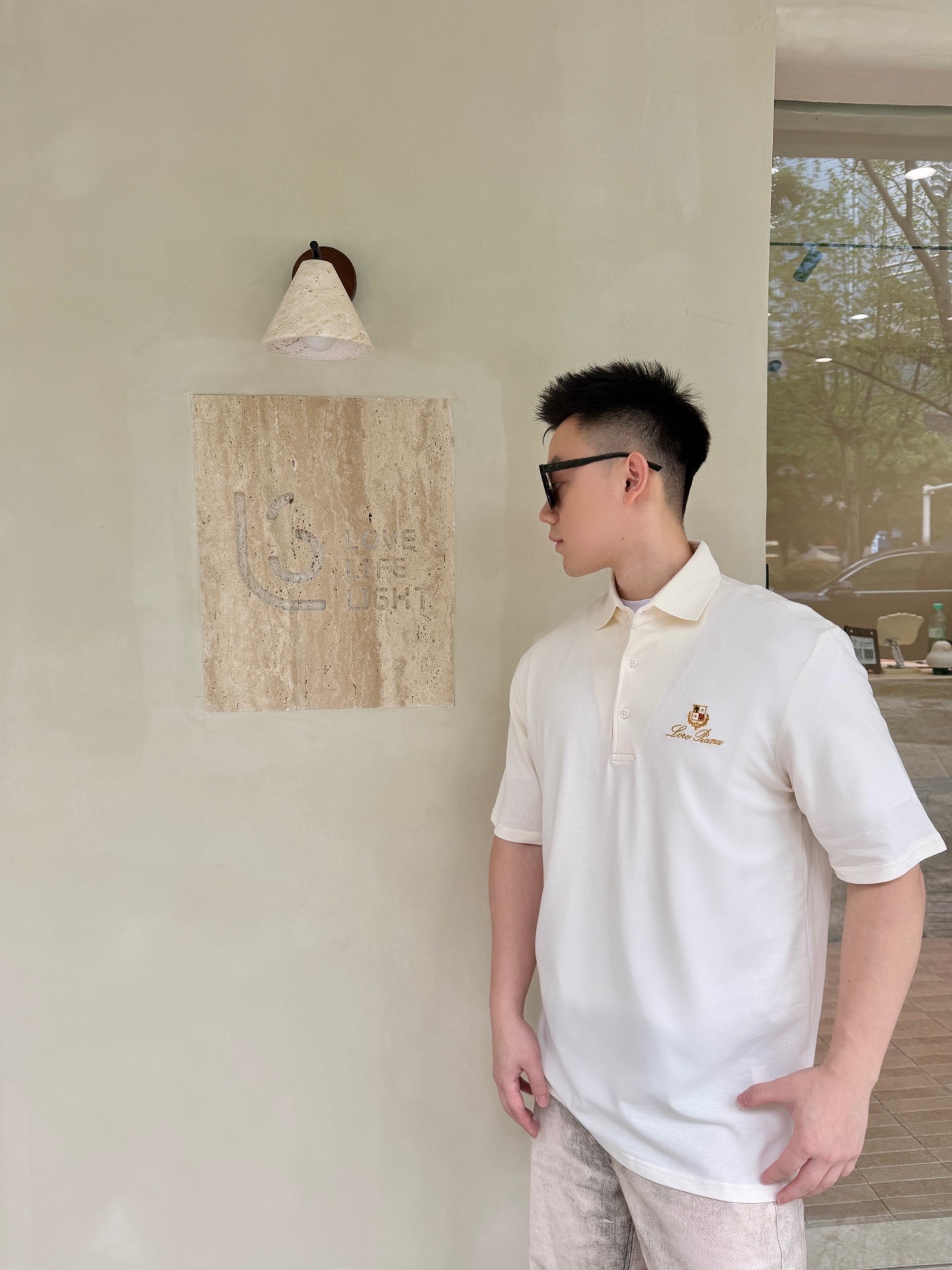 2026 New LP Logo Embroidered Polo Shirt (BB736-A40)
