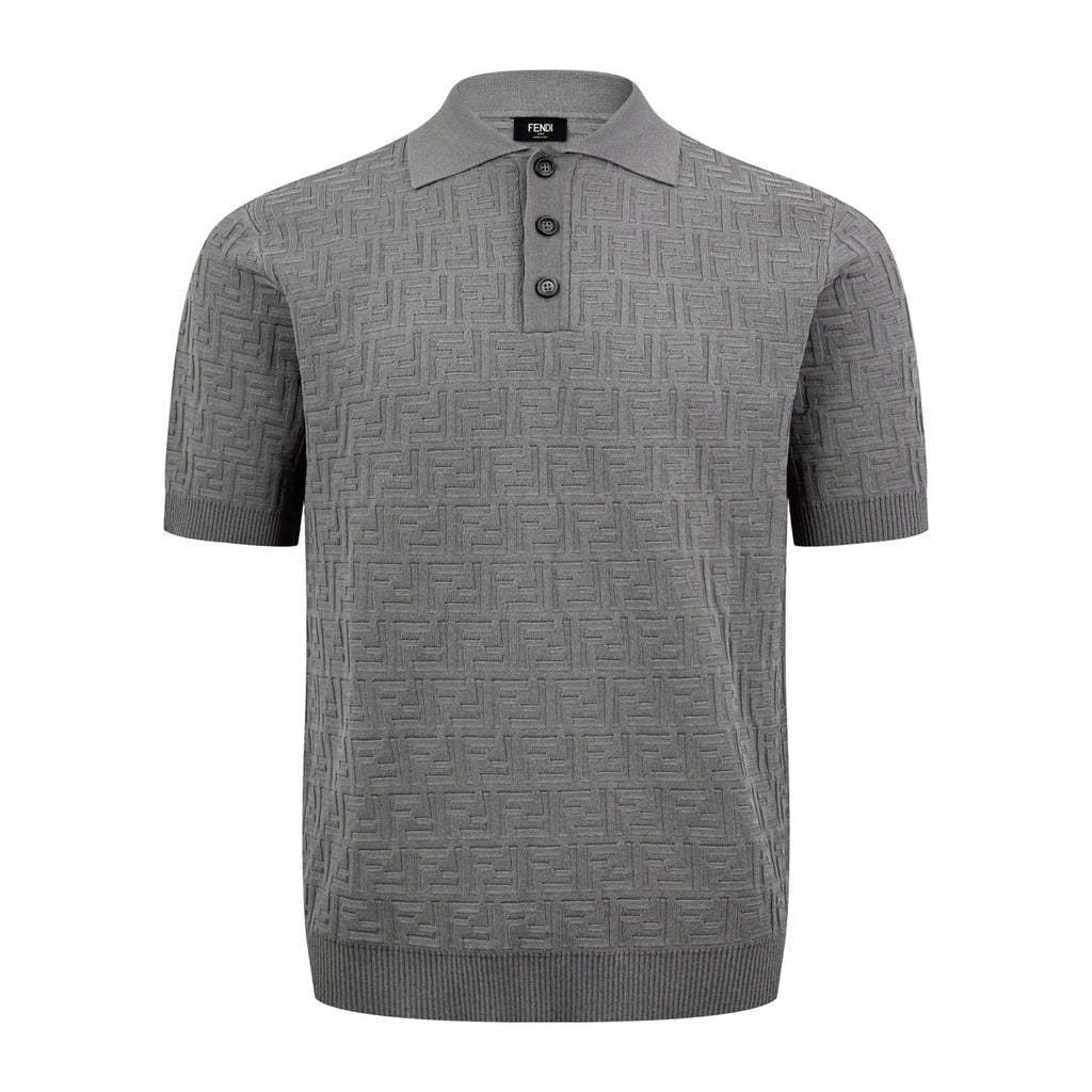 2026 New Arrival FF All-over Print Polo Neck Jumper (AA568-A75)