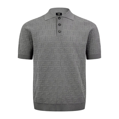 2026 New Arrival FF All-over Print Polo Neck Jumper (AA568-A75)