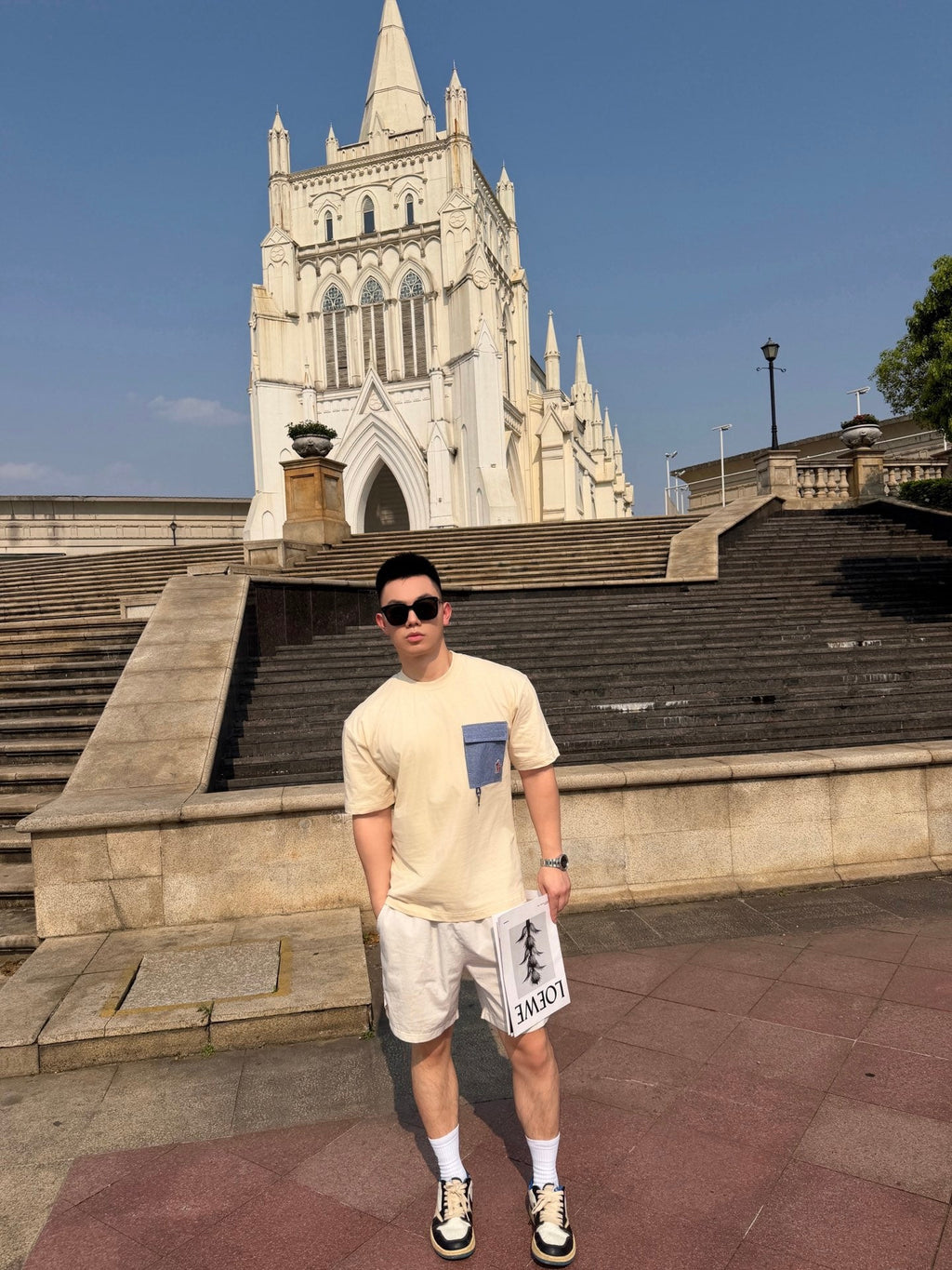 2026 New Mon Logo Pocket Short-Sleeved T-Shirt (AA572-A20)