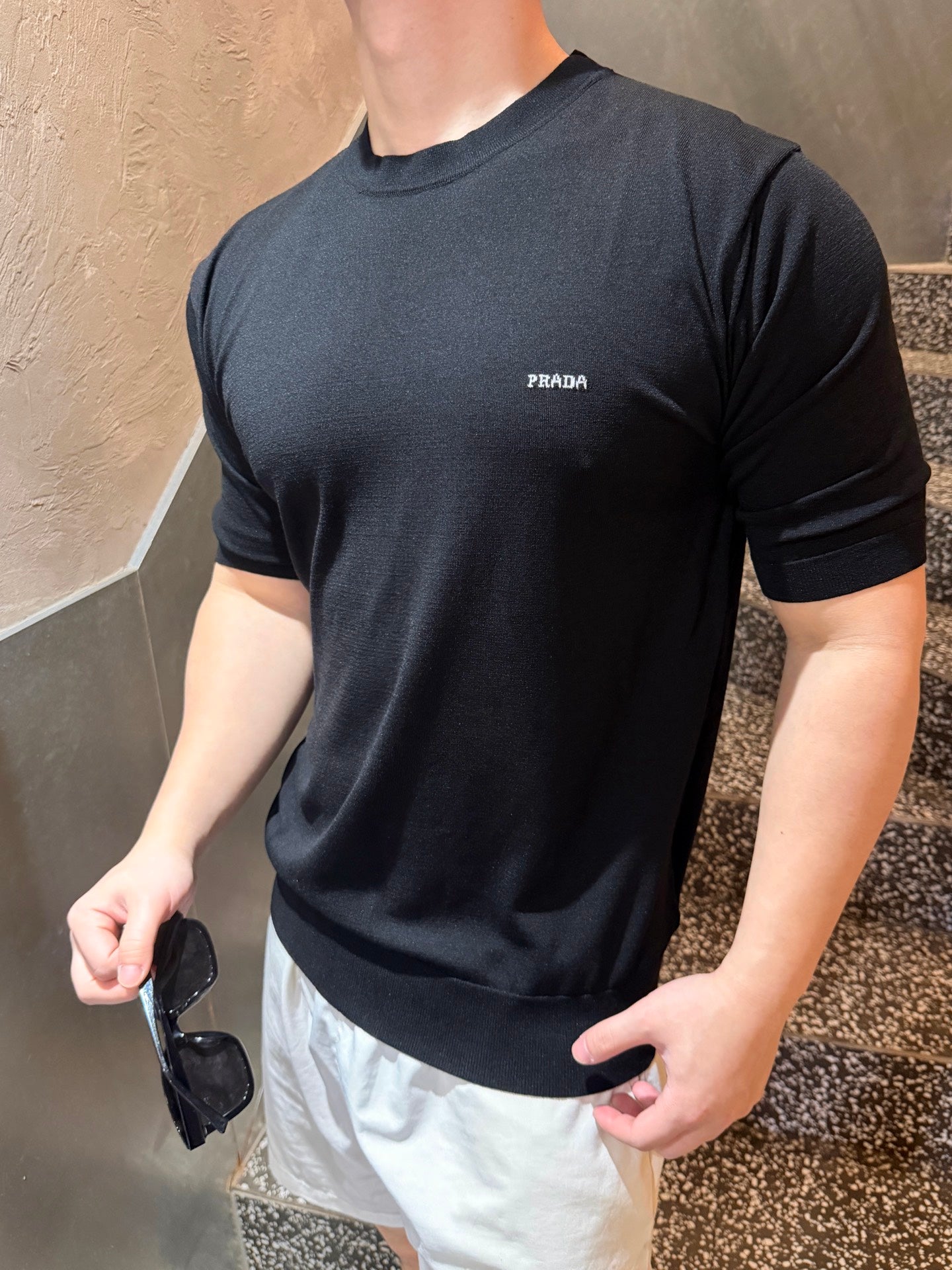 2026 New Triangle Brand Jacquard Short-Sleeved Jumper (AA590-A40)