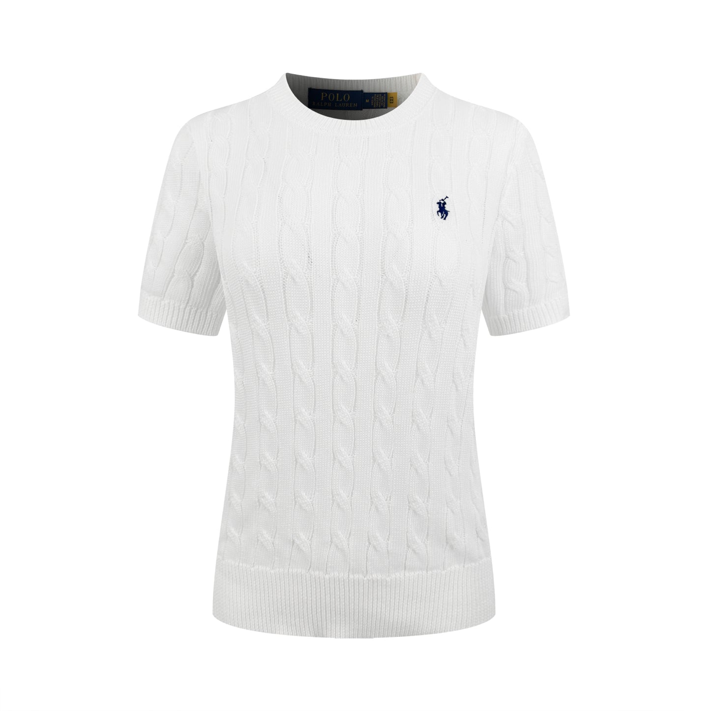 2026 Women's RL Twisted-Knit Short-Sleeved Jumper (FF720)