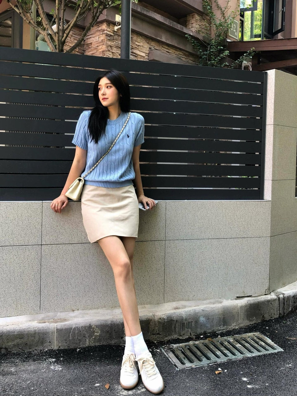 2026 Women's RL Twisted-Knit Short-Sleeved Jumper (FF720)