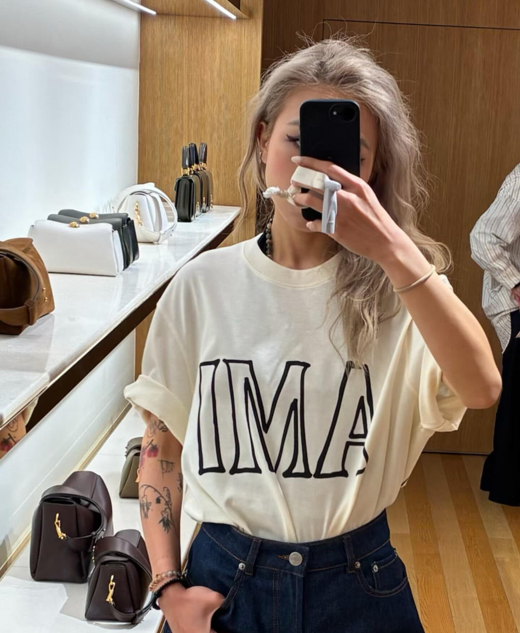2026 Women's Heart A Letter Print Box-Fit Short-Sleeved T-Shirt (EE405)