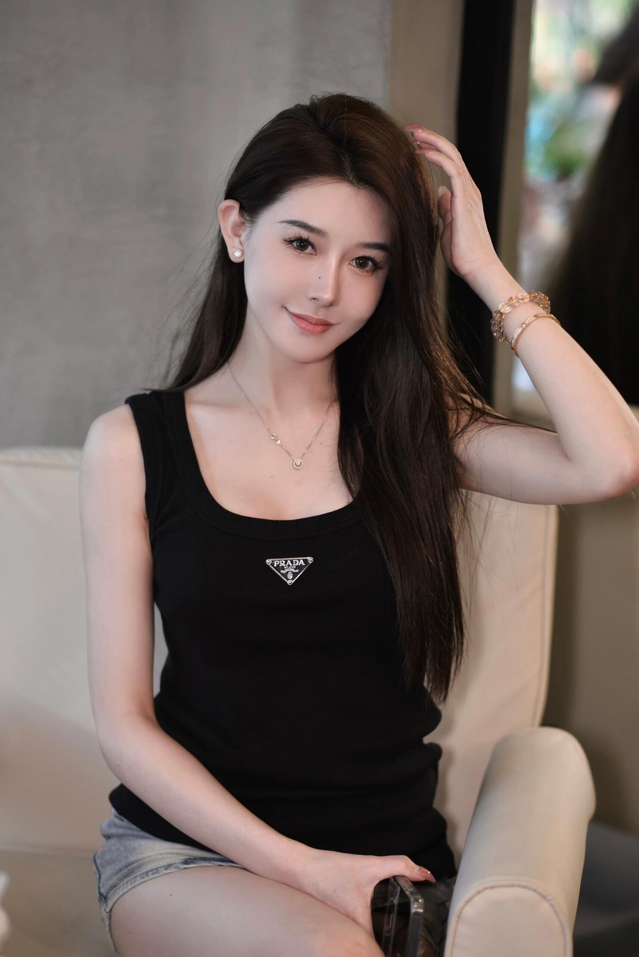 2026 Women's Triangle Brand Tank Top with Triangle Logo on the Chest (FF717)