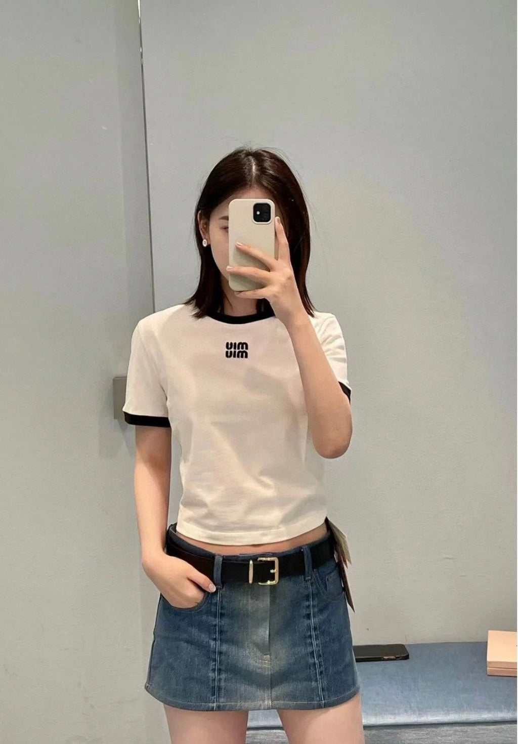 2026 Women's Patchwork Embroidered Short-Sleeved T-Shirt (FF704)
