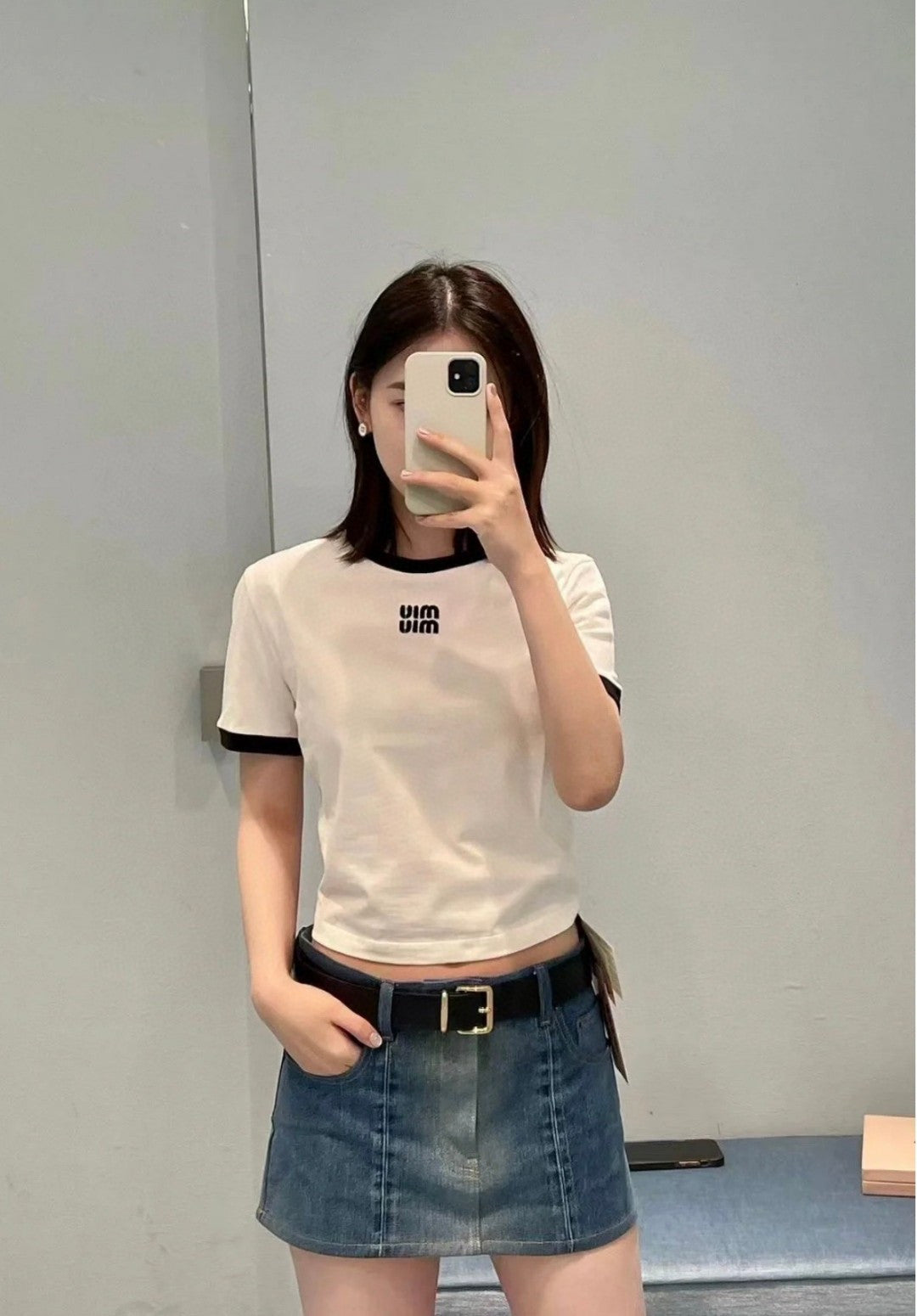 2026 Women's Patchwork Embroidered Short-Sleeved T-Shirt (FF704)