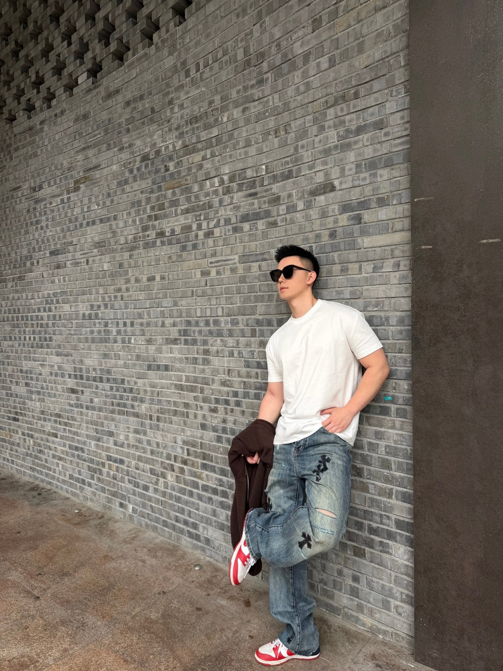 2026 New CH Cross Logo Distressed Jeans (CC963-C60)