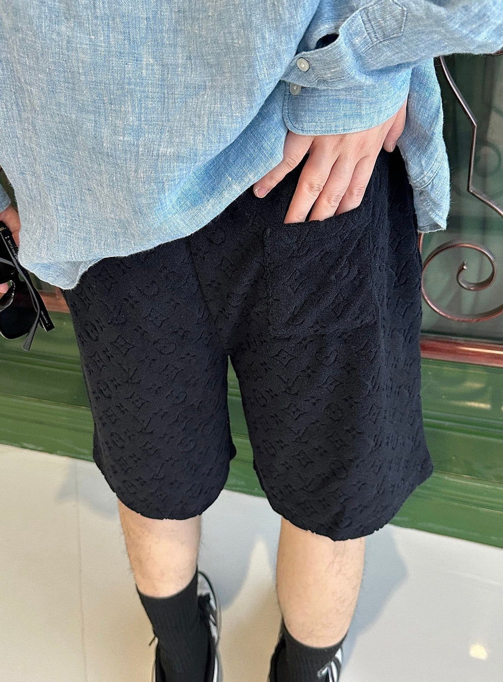 2026 New LY Textured Terry Shorts (55015-A55)