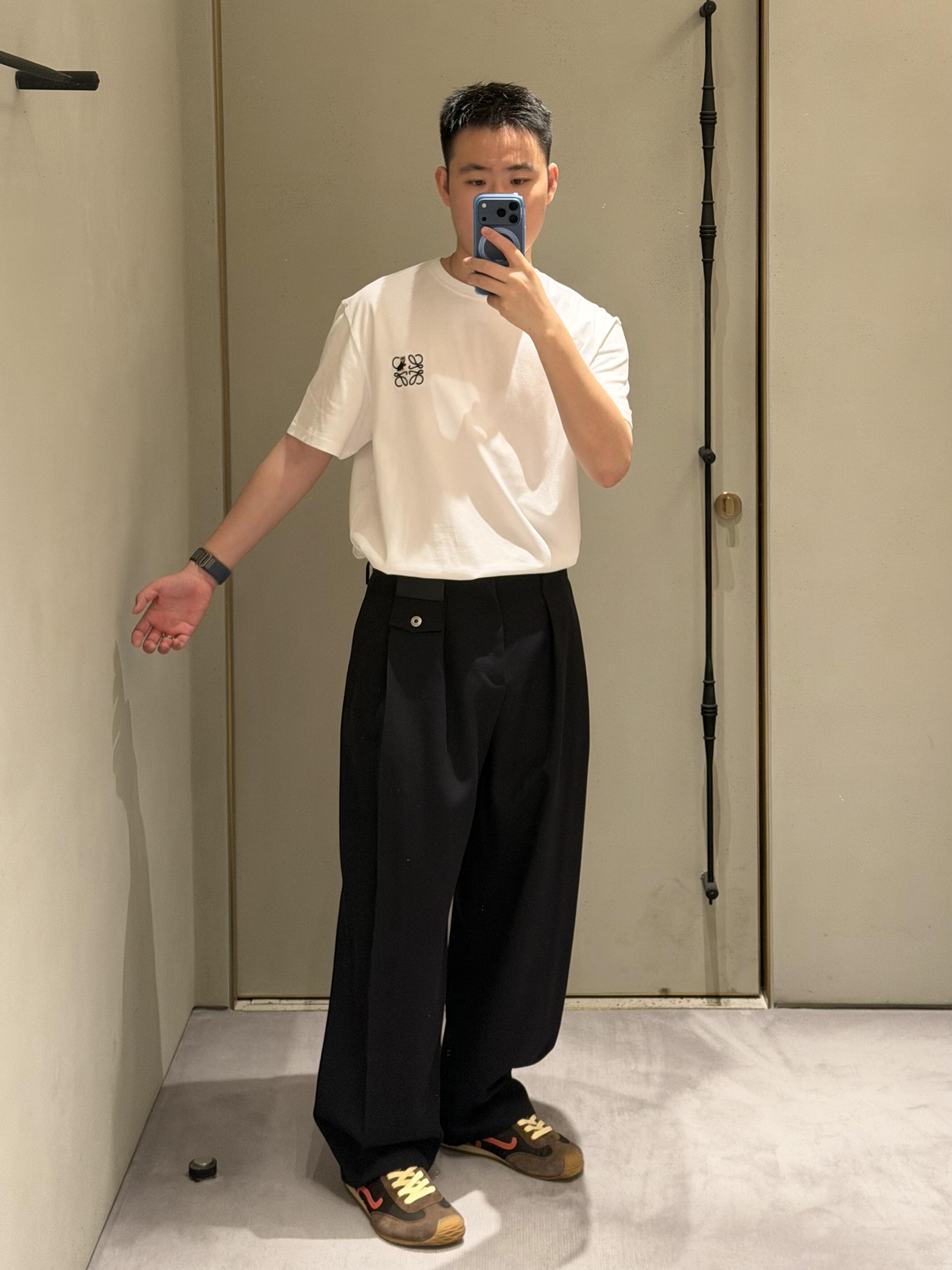 2026 New Way Leather-Trimmed Casual Trousers (BB792-B85)
