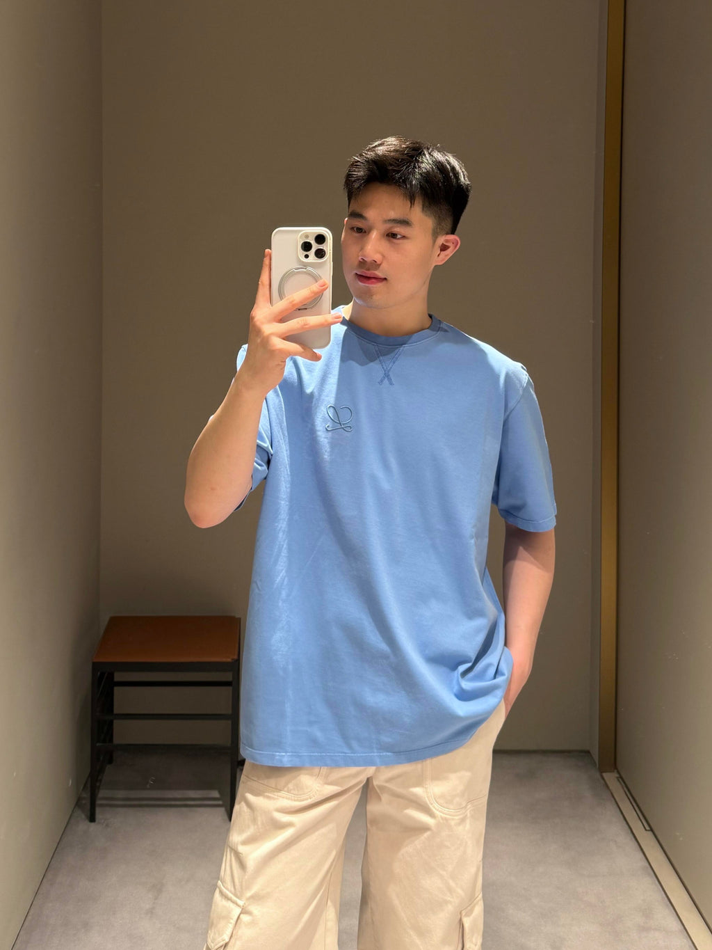 2026 New Way Embroidered Short-Sleeved T-Shirt (BB798-A10)
