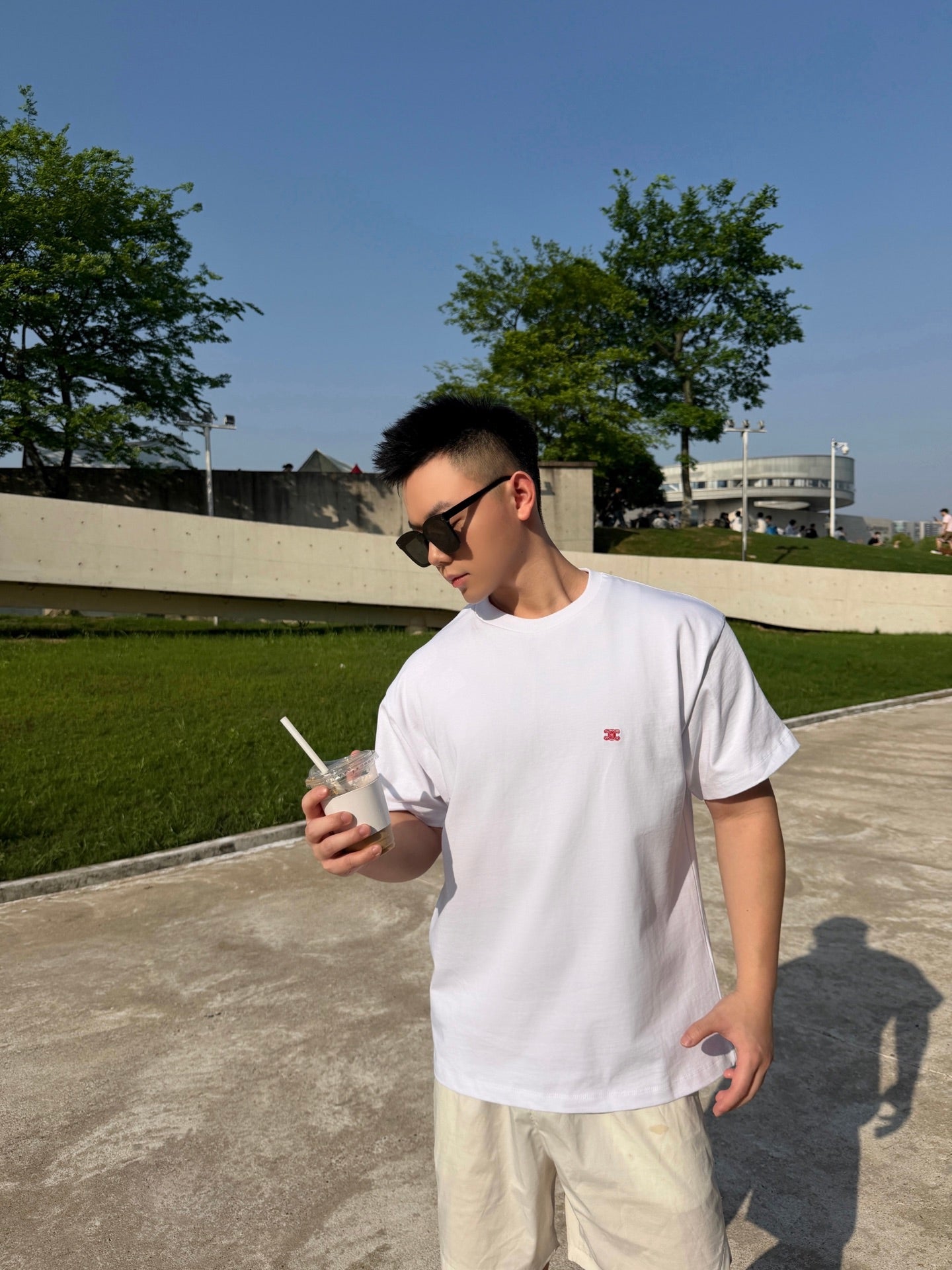 2026 New Ce Embroidered Short-Sleeved T-Shirt (CC974-A10)