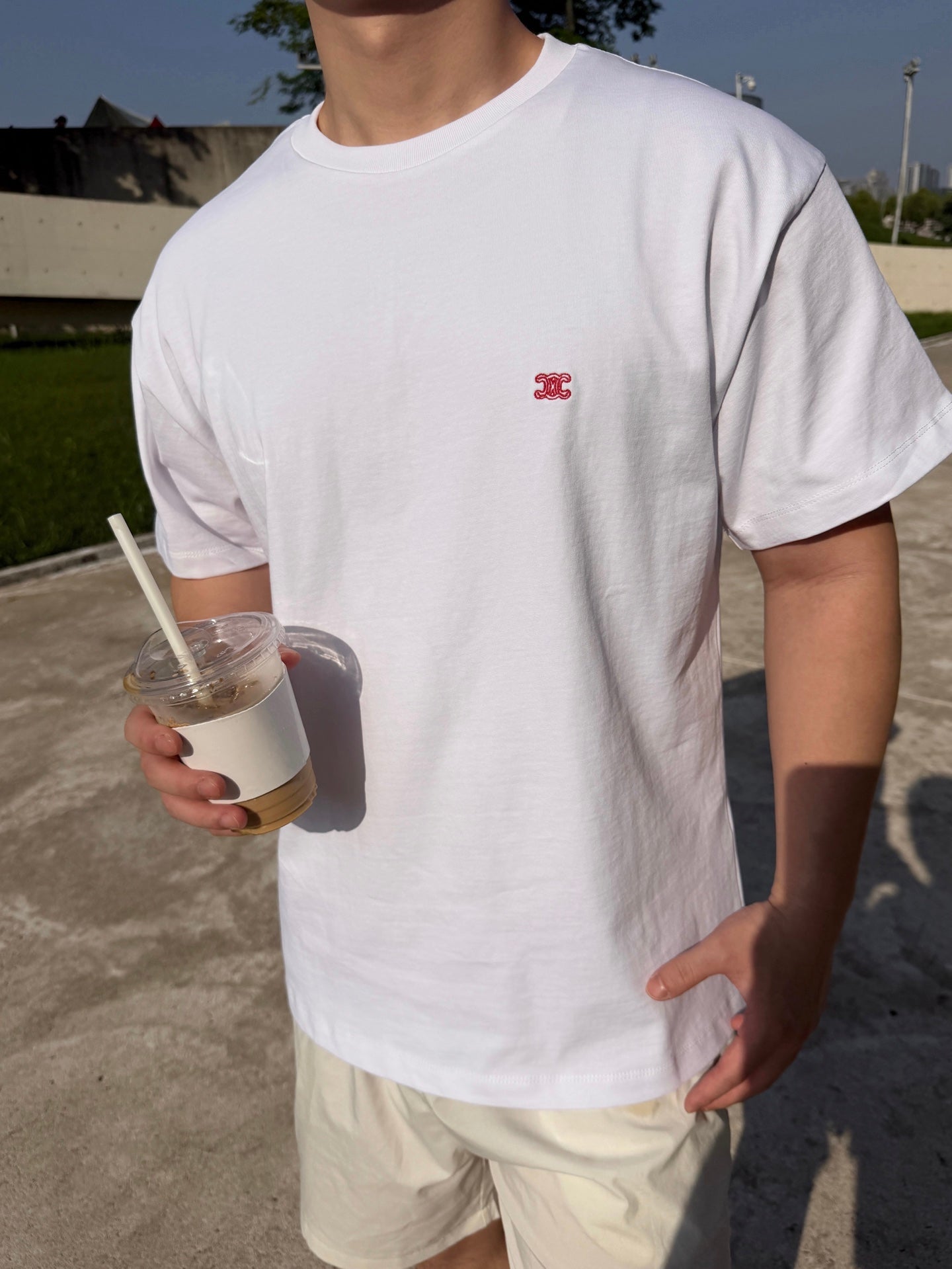 2026 New Ce Embroidered Short-Sleeved T-Shirt (CC974-A10)