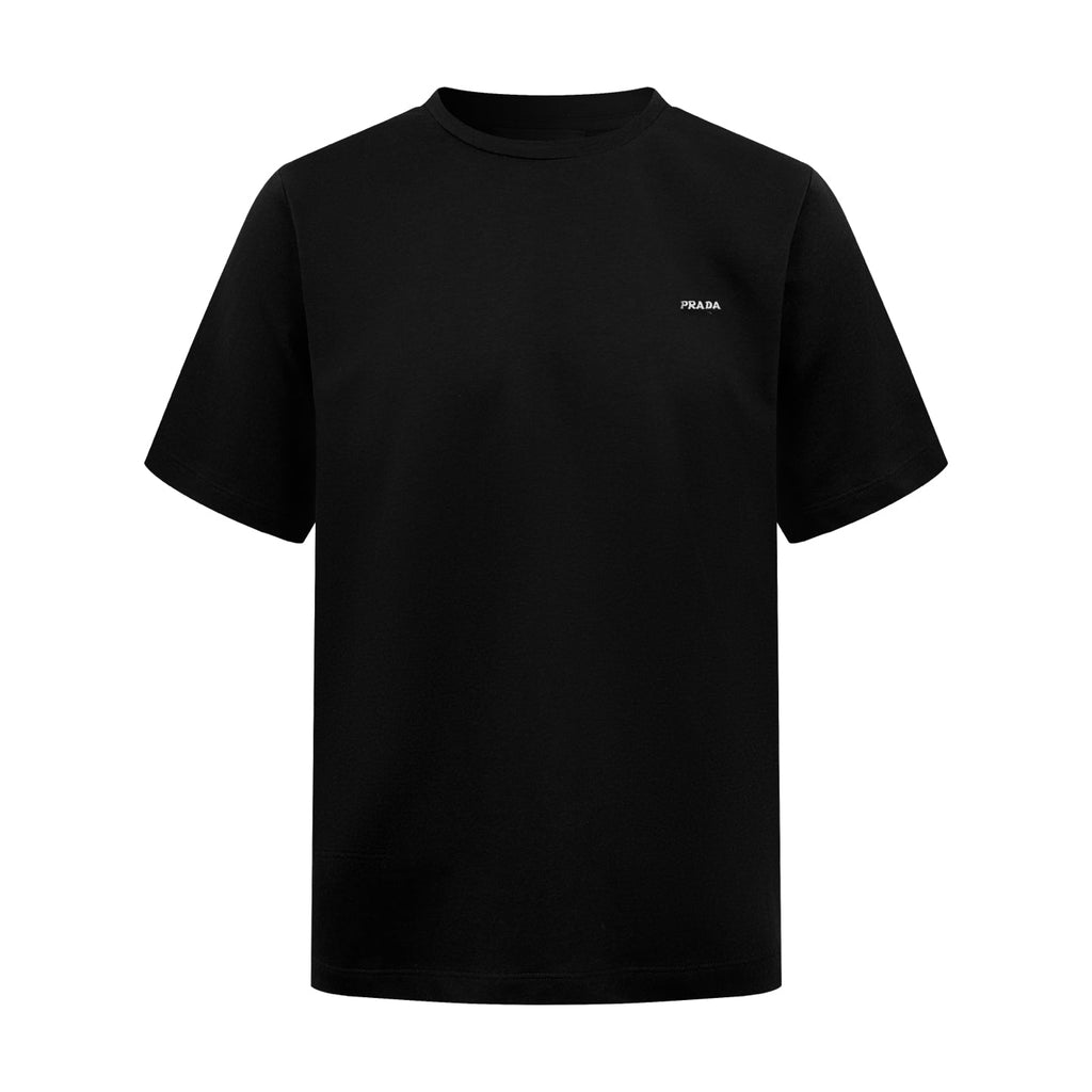 2026 New Triangle Brand Logo Embroidered Short-Sleeved T-Shirt (CC954-A10)