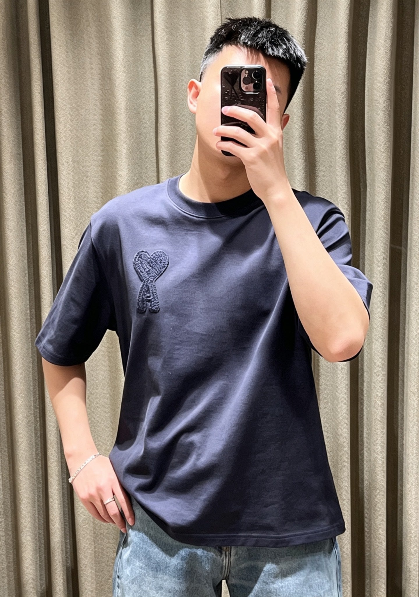 2026 New Heart A Crocheted Heart Short-Sleeved Top (AA553-A15)