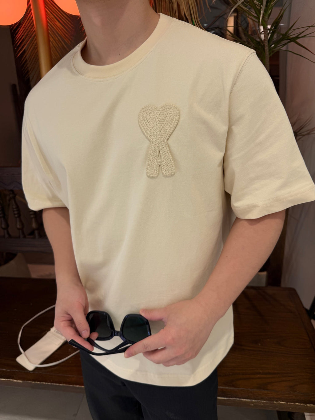2026 New Heart A Crocheted Heart Short-Sleeved Top (AA553-A15)