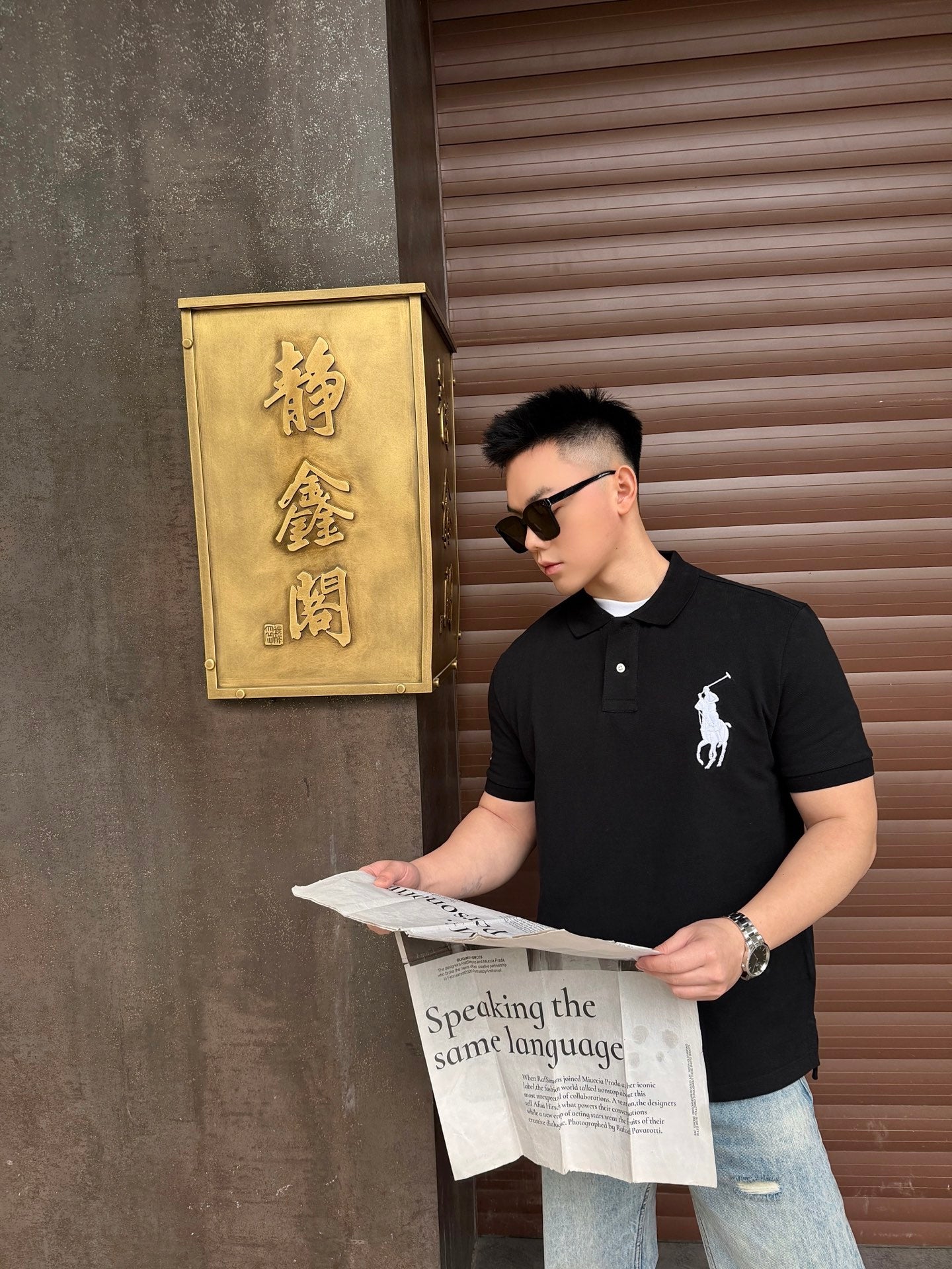 2026 New RL Embroidered Logo Polo Shirt (CC958-A50)