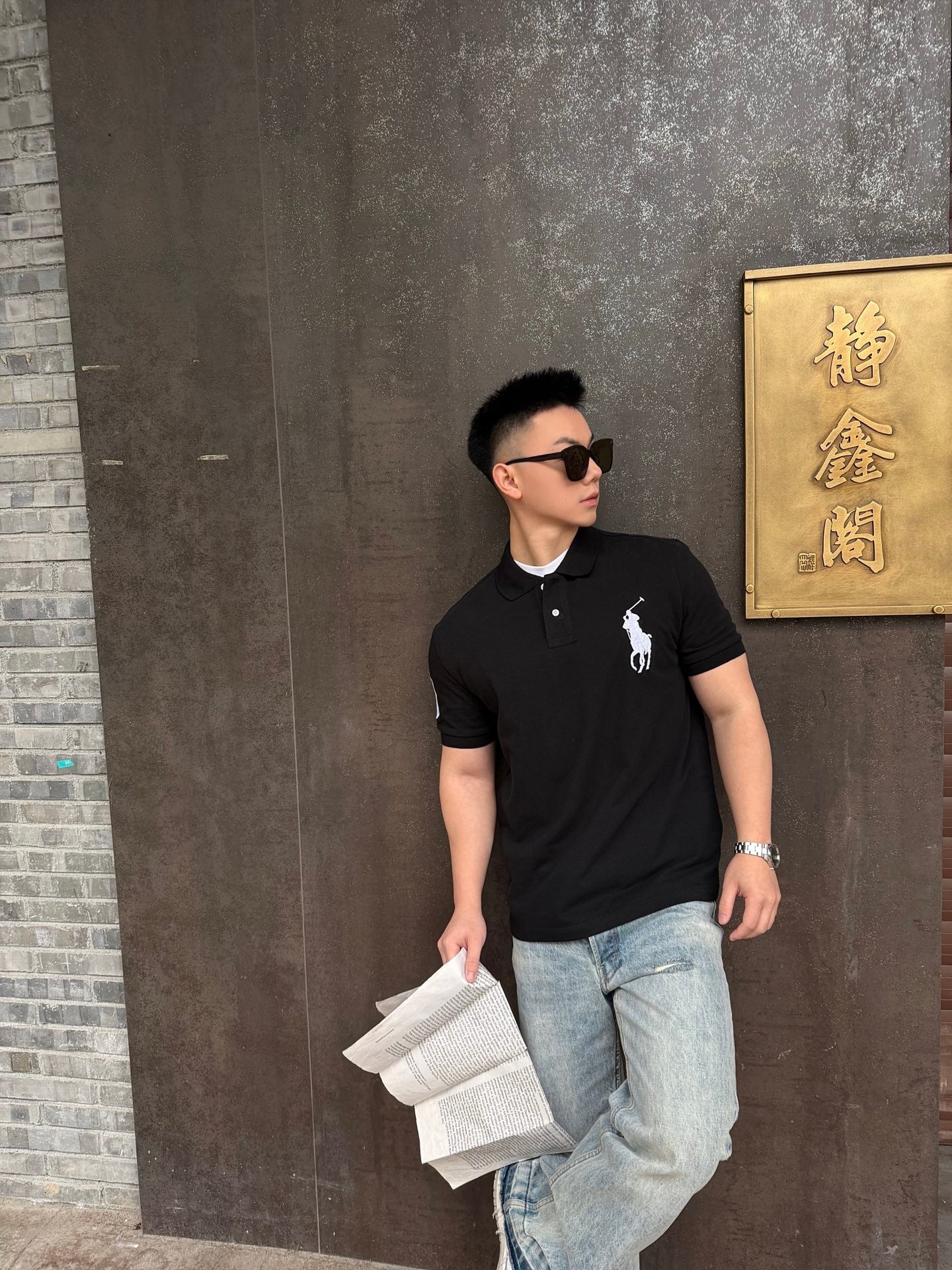 2026 New RL Embroidered Logo Polo Shirt (CC958-A50)