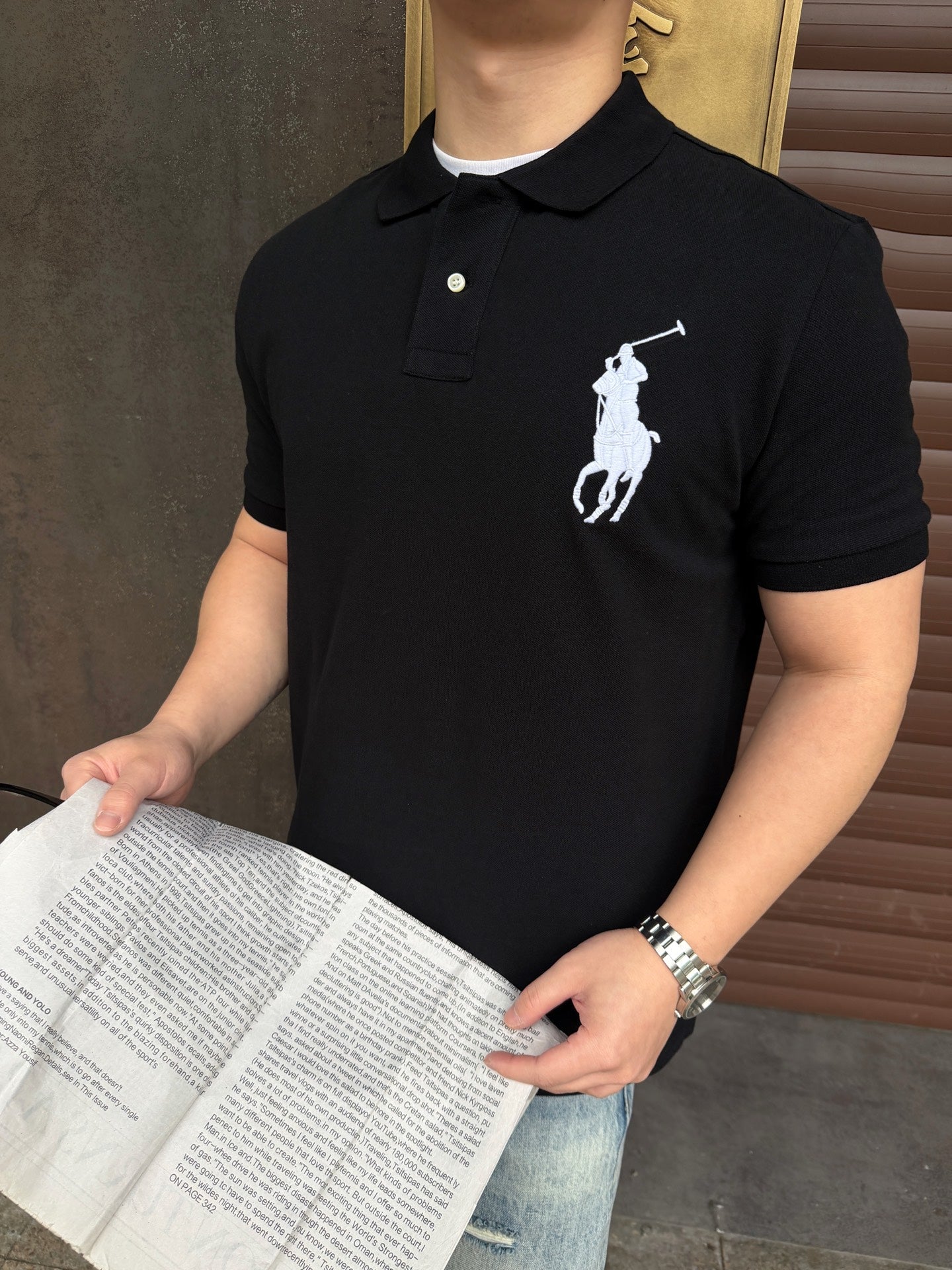 2026 New RL Embroidered Logo Polo Shirt (CC958-A50)