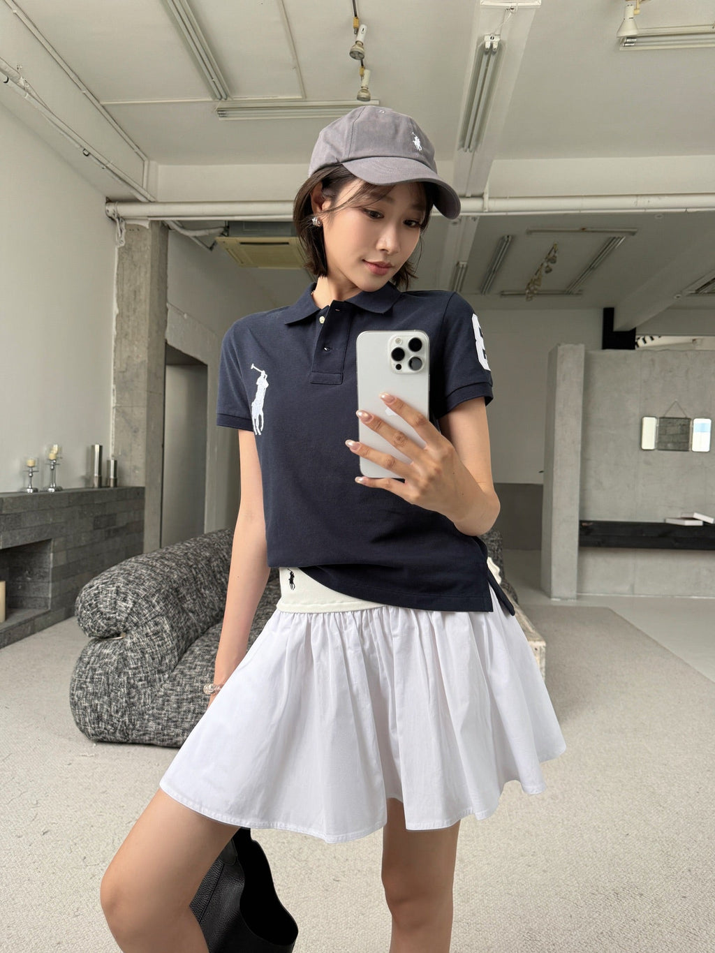 2026 Women's RL Large Embroidered Logo Polo Shirt (FF714)