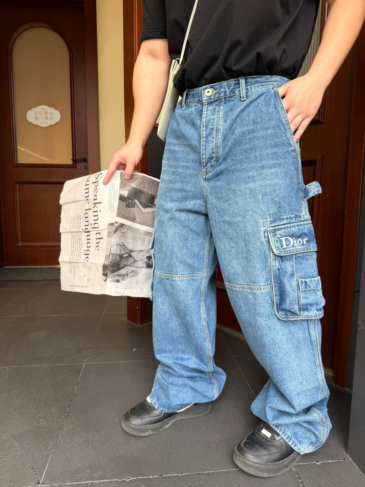 2026 New Arrival CD Pocket Embroidered Workwear Jeans (BB817-B85)