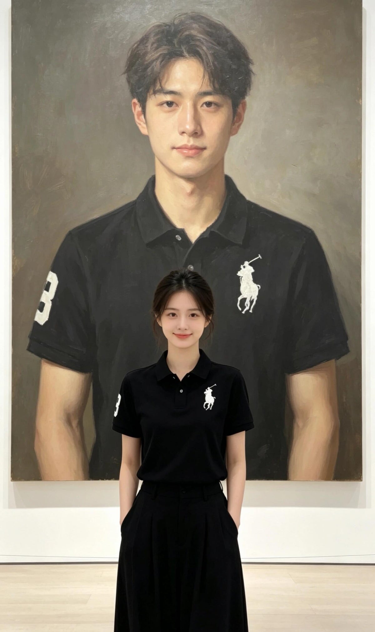 2026 Women's RL Large Embroidered Logo Polo Shirt (FF714)