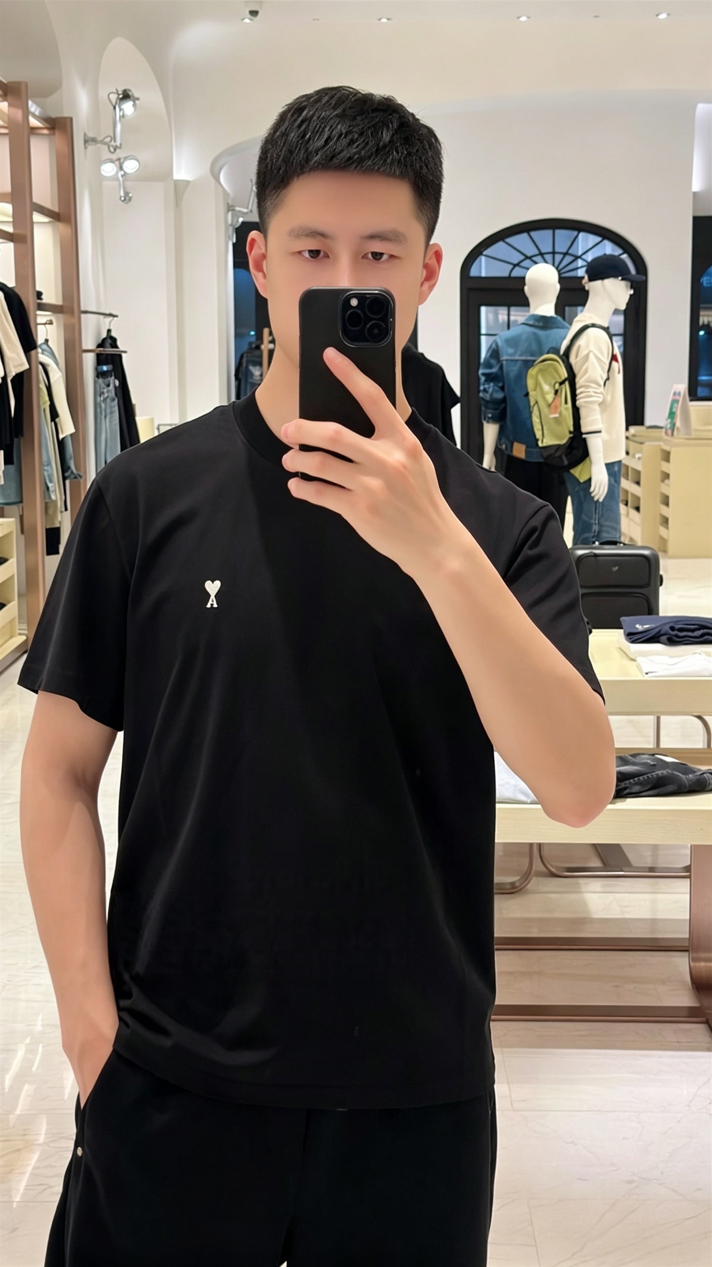 2026 New Heart A Embroidered Short-Sleeved T-Shirt (BB820-A00)