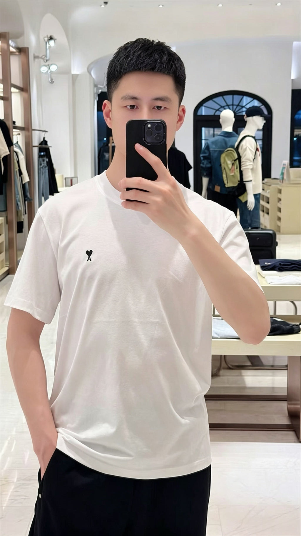 2026 New Heart A Embroidered Short-Sleeved T-Shirt (BB820-A00)
