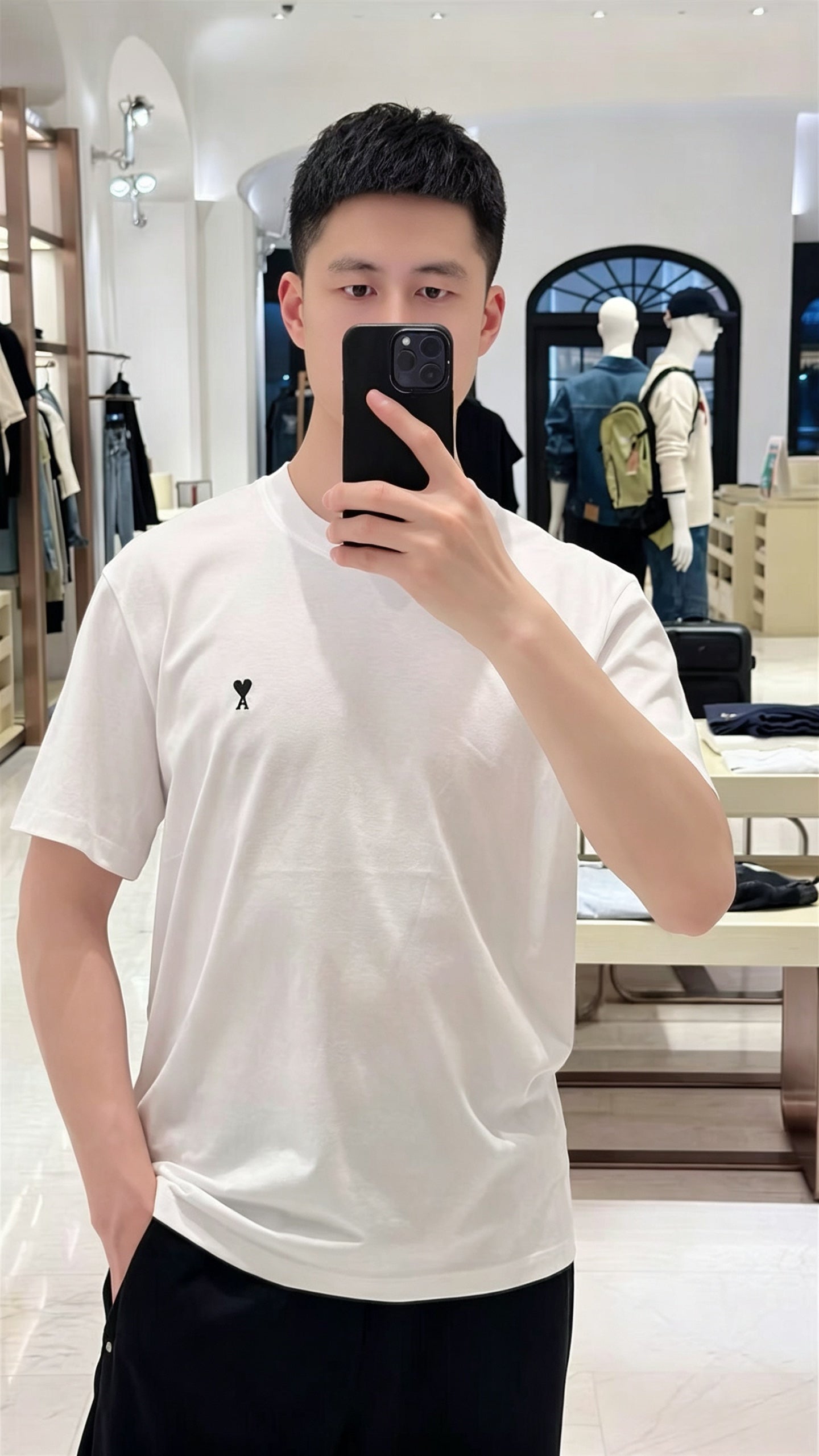 2026 New Heart A Embroidered Short-Sleeved T-Shirt (BB820-A00)