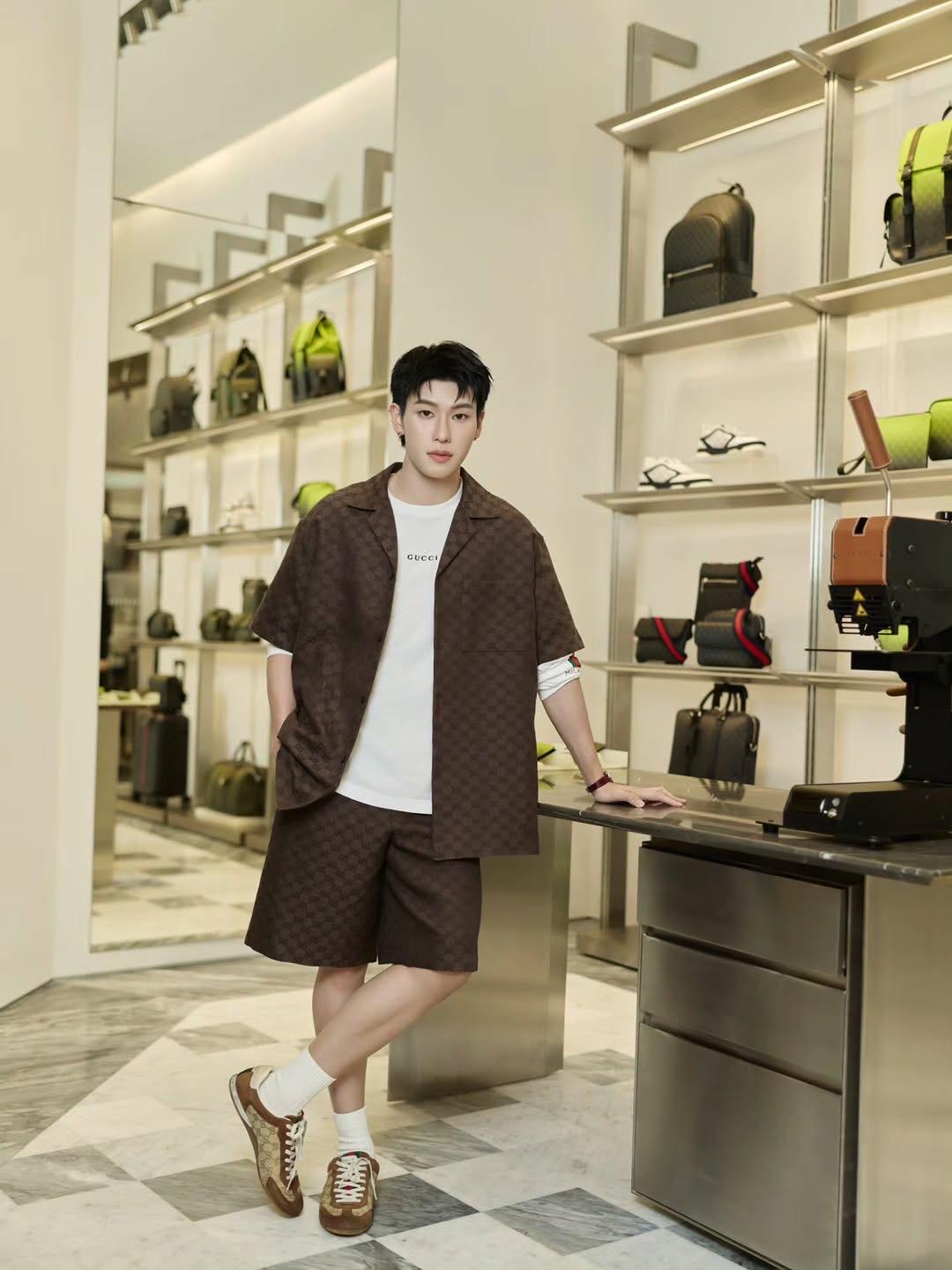 2026 New Arrival GU All-Over Jacquard Print Shorts (AA578-A80)