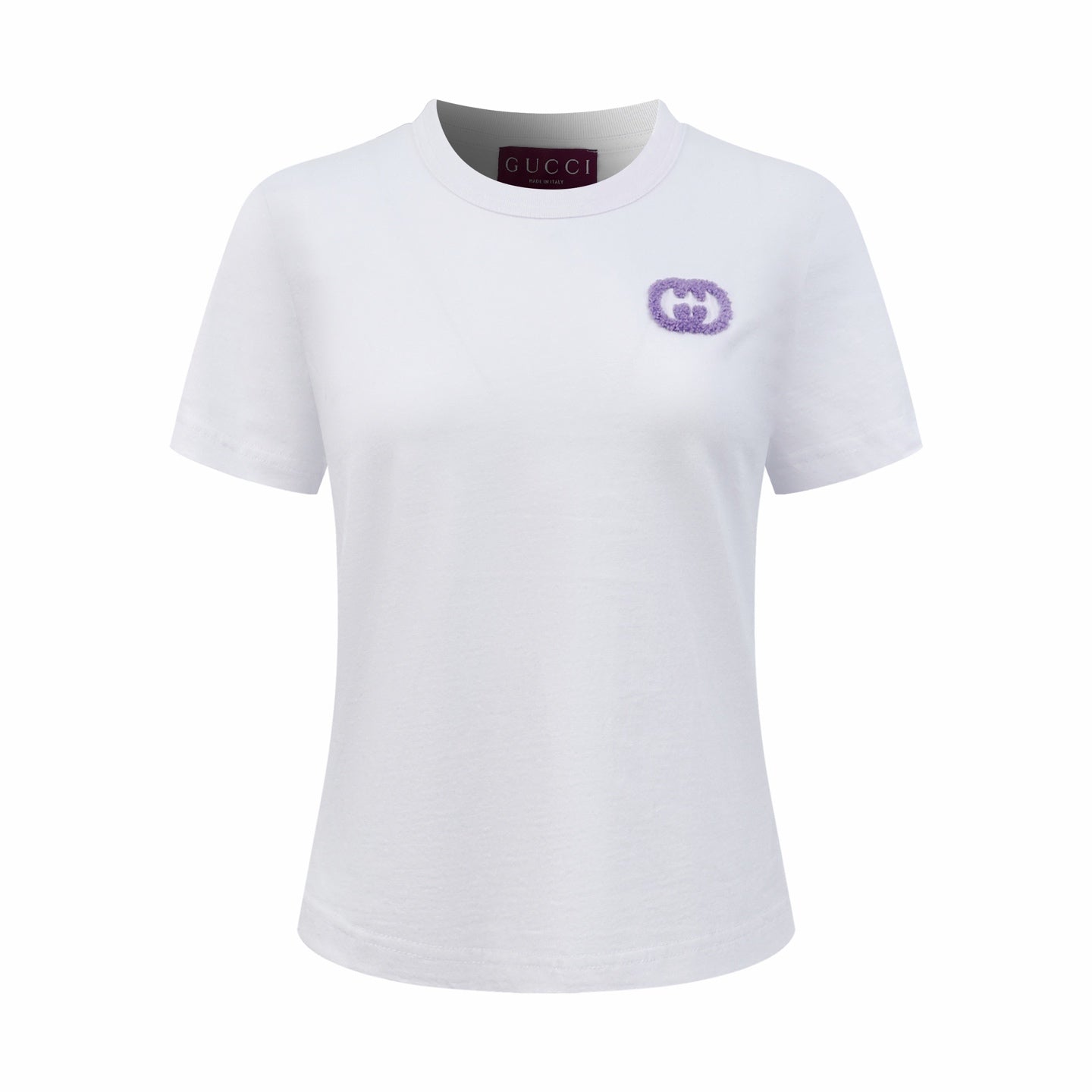 2026 Women's GU Embellished Interlocking Short-Sleeved Top (DD107)