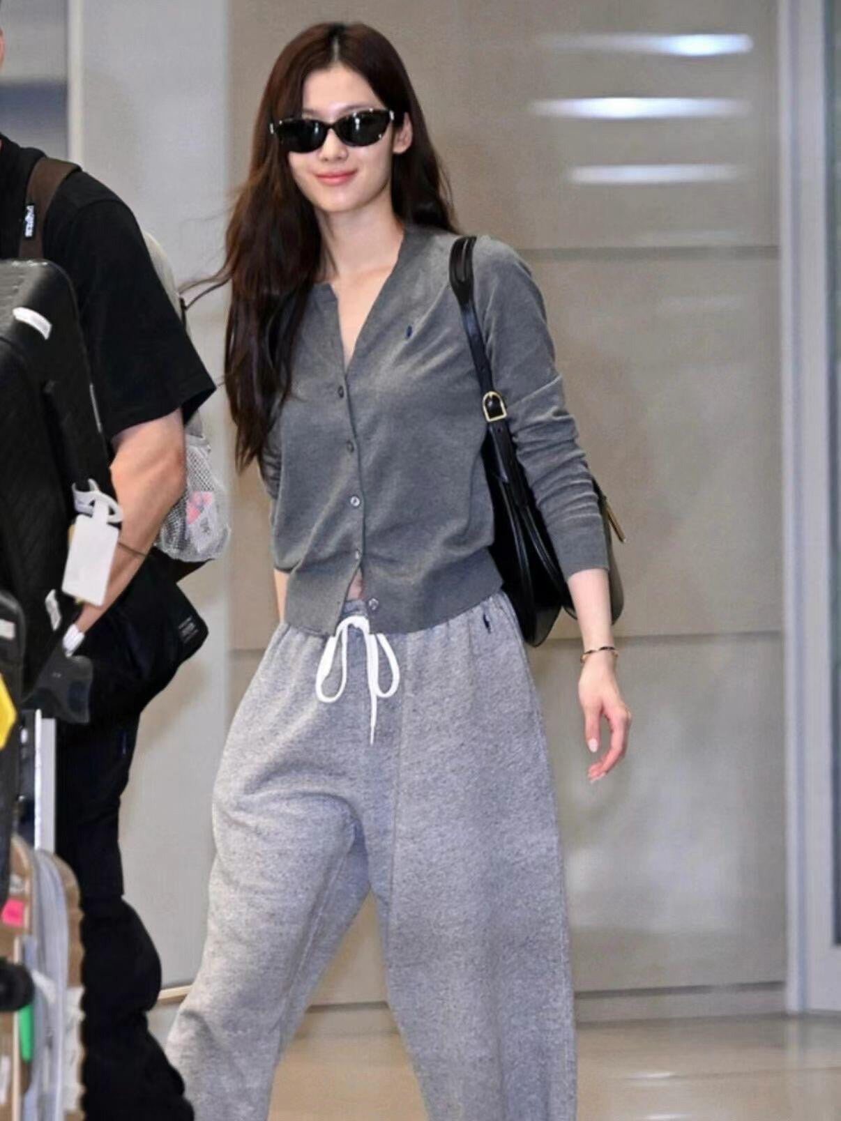 2026 Women's RL Embroidered Casual Trousers  (FF727)